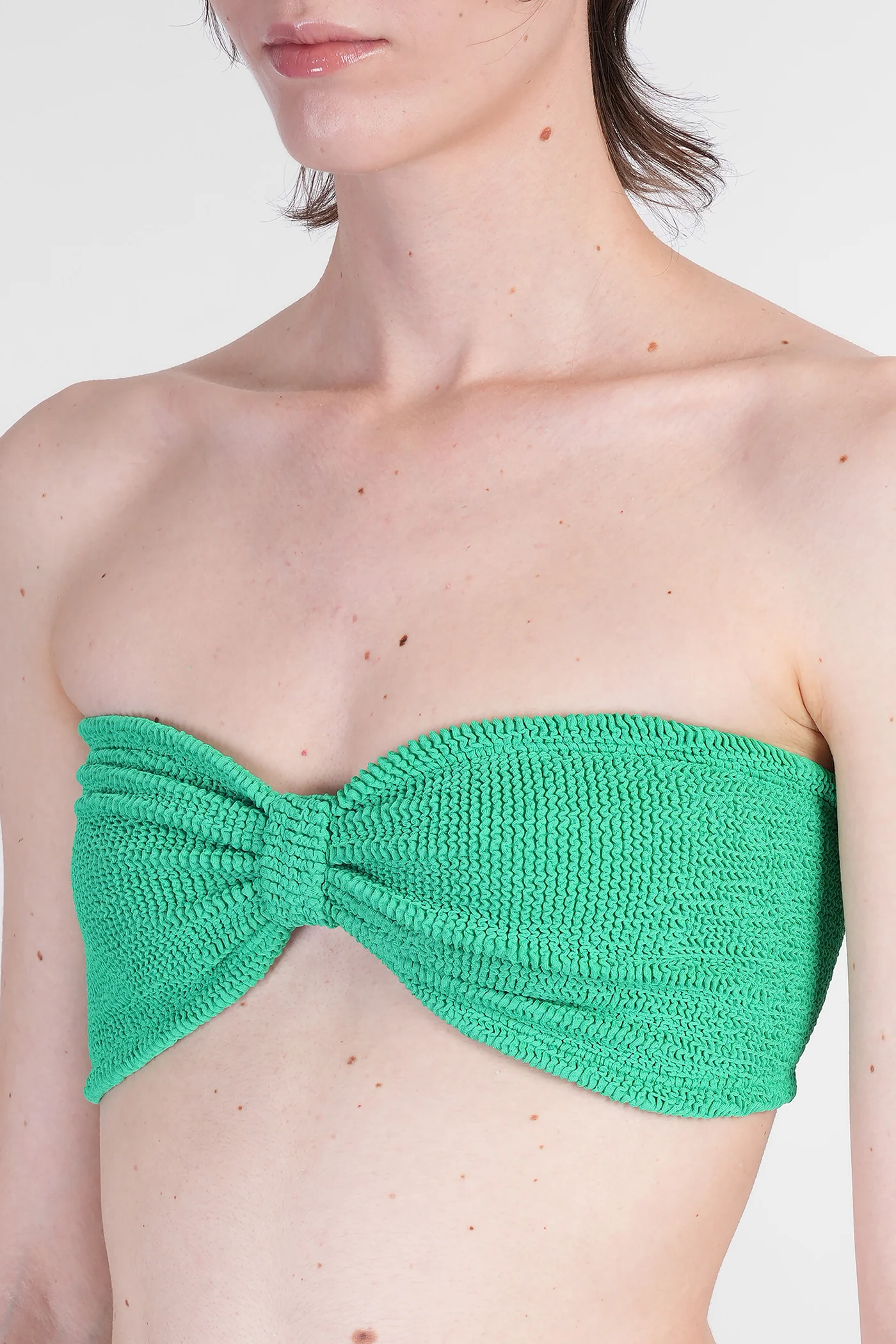 Jean Bikini Beachwear in green polyamide - Image 4
