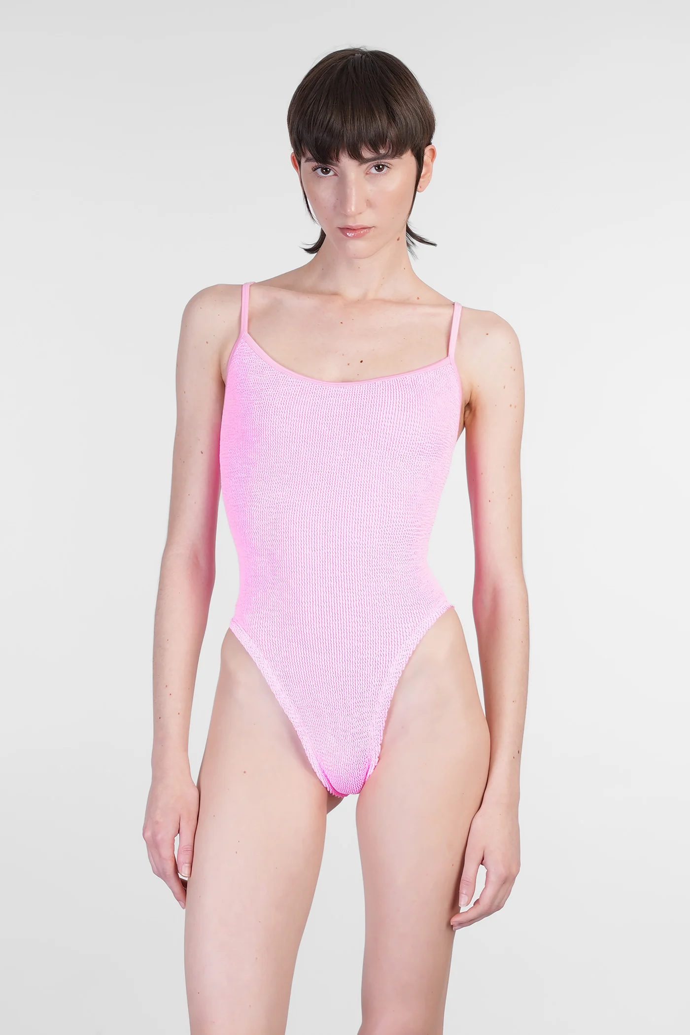Pamela Swim Beachwear in rose-pink polyamide
