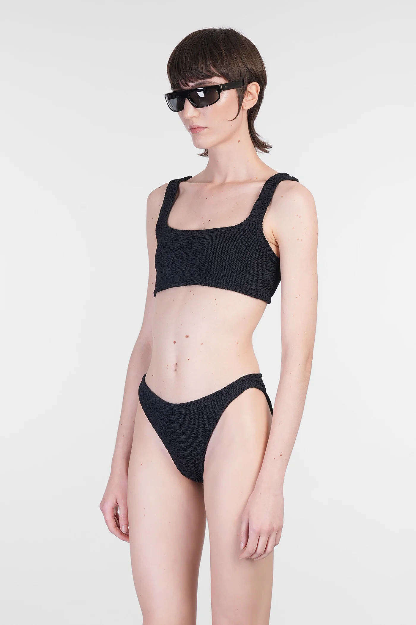 Xandra Bikini Beachwear in black polyamide - Image 3