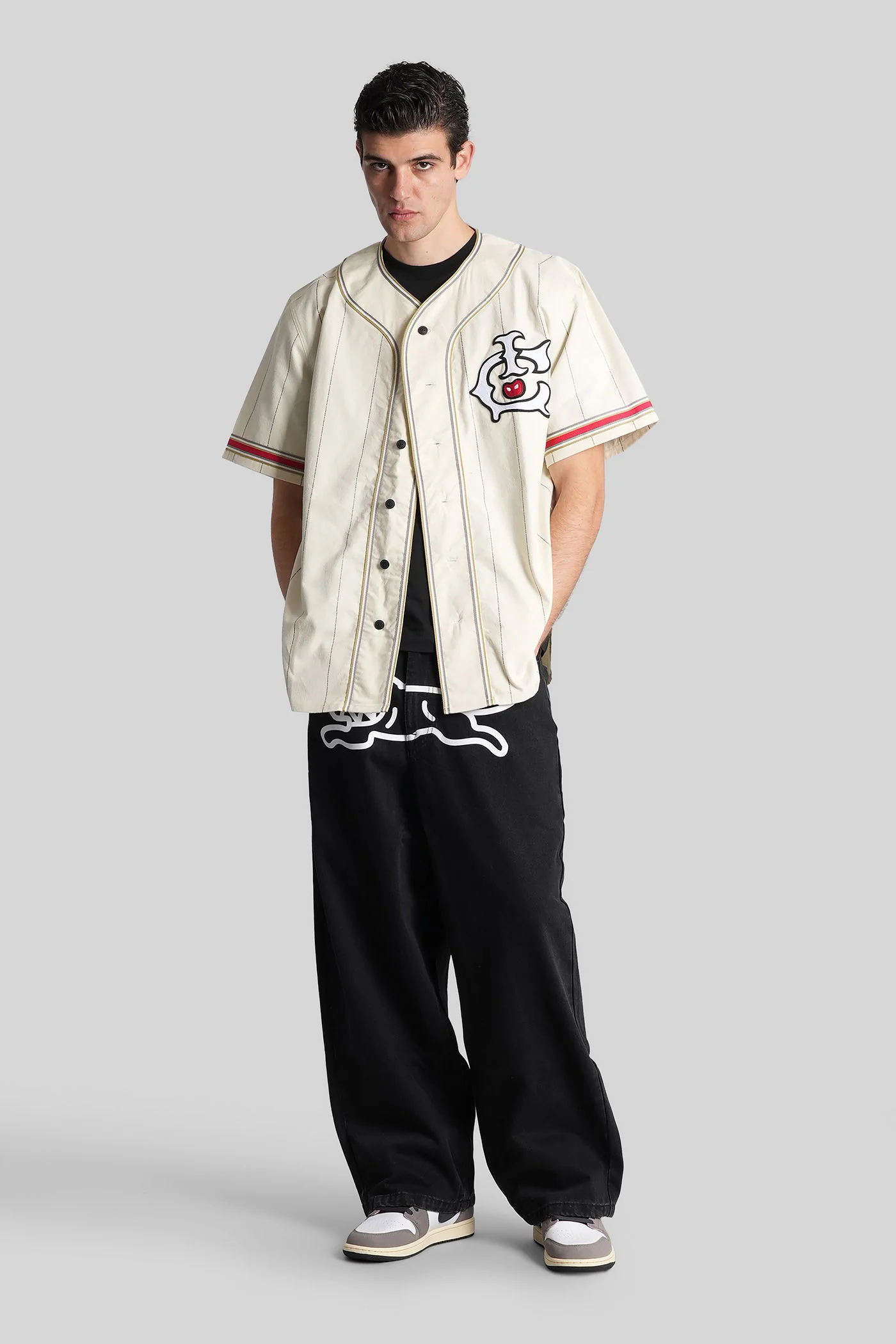 Jeans in black cotton - Image 2