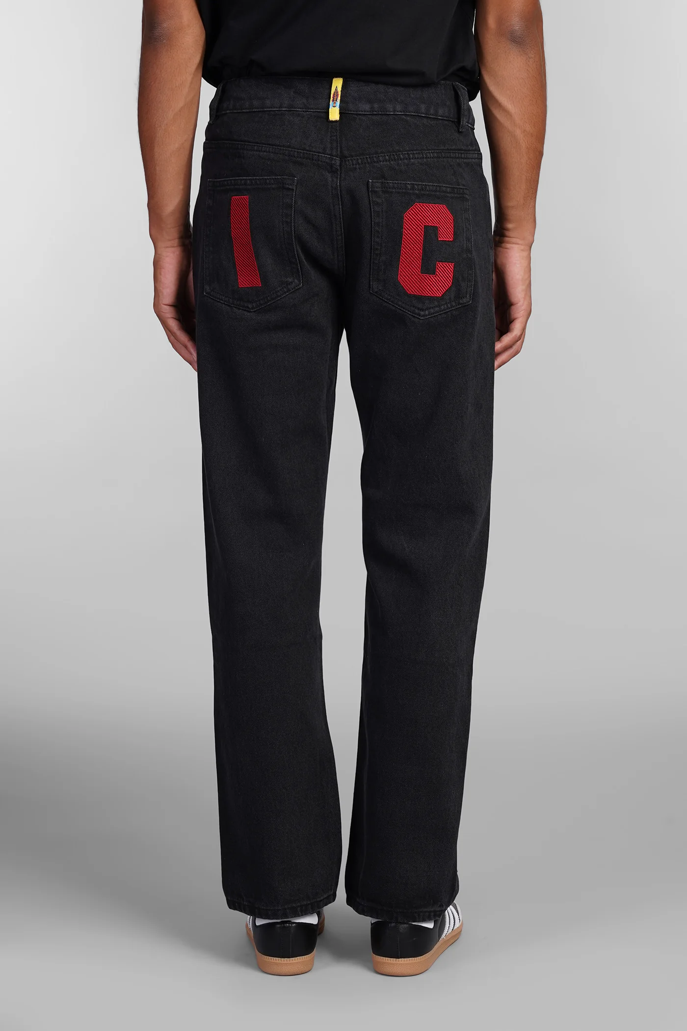 Jeans in black cotton - Image 3
