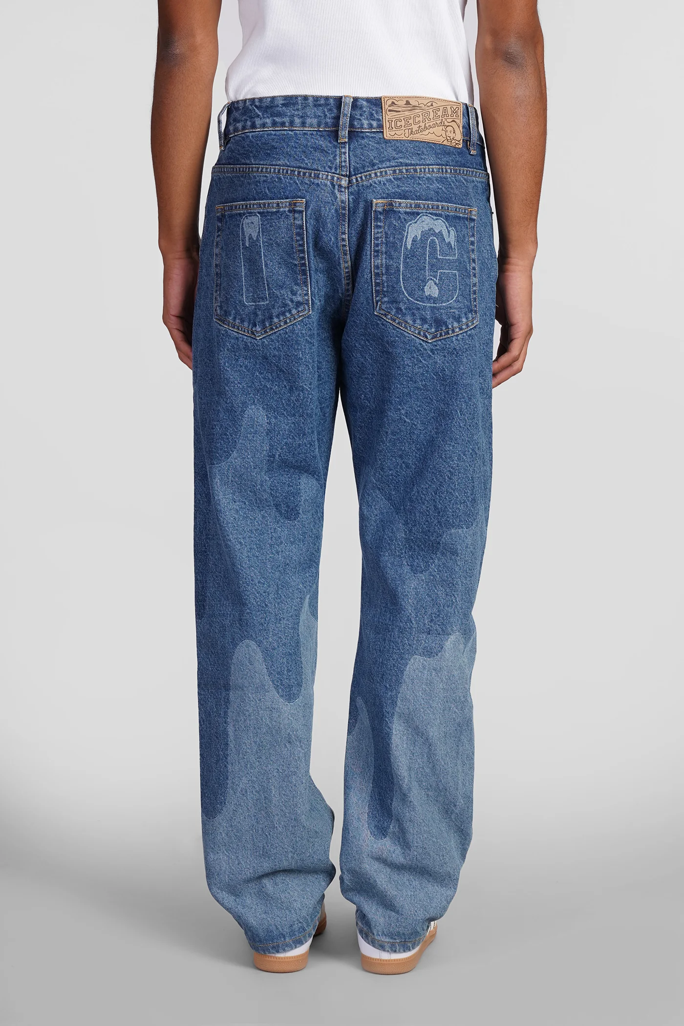 Jeans in blue cotton - Image 3