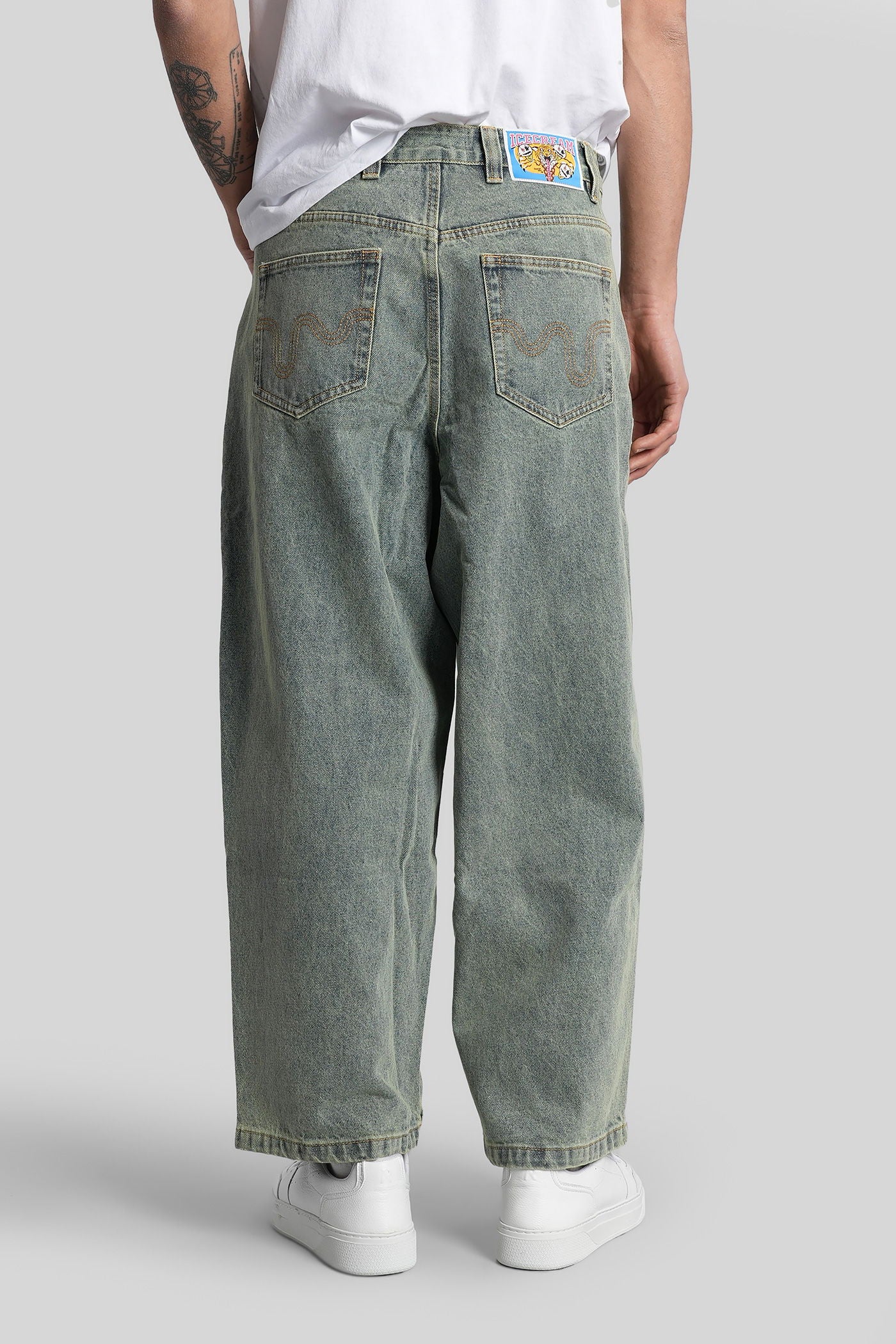 Jeans in blue cotton - Image 3