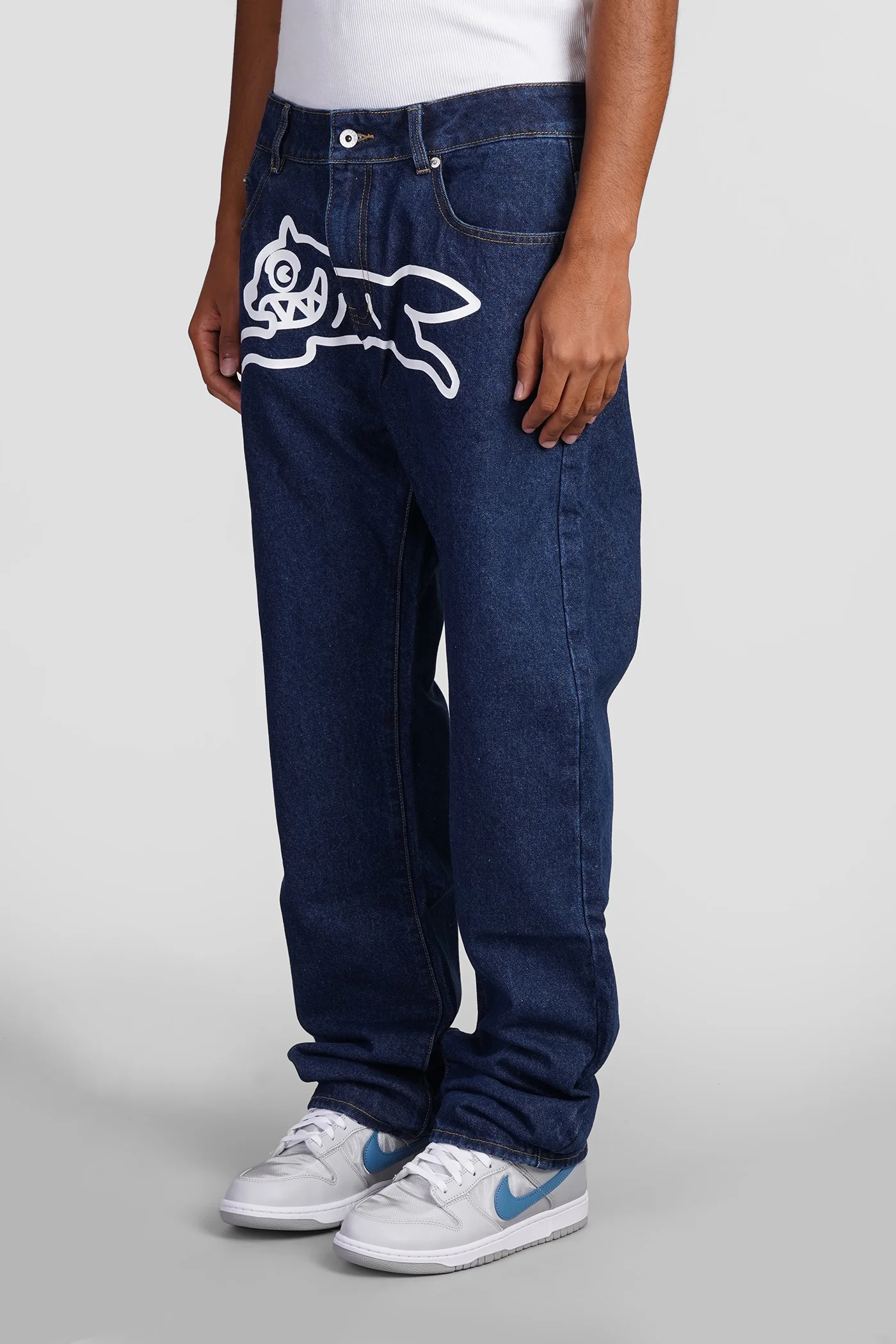 Jeans in blue cotton - Image 4