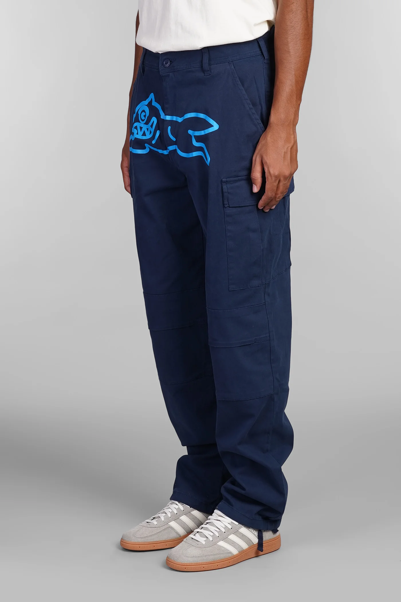 Pants in blue cotton - Image 4