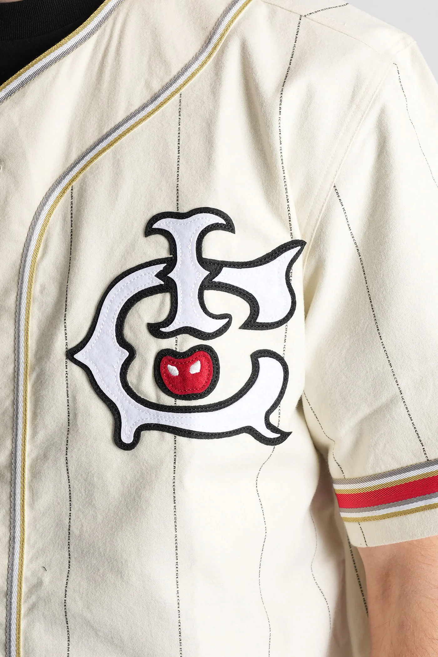 Shirt in beige cotton - Image 5