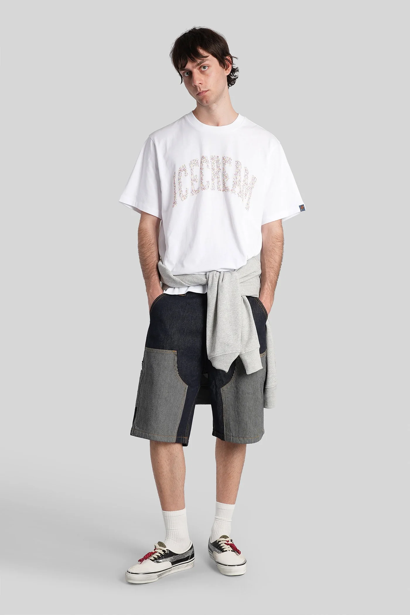 Shorts in blue denim - Image 2