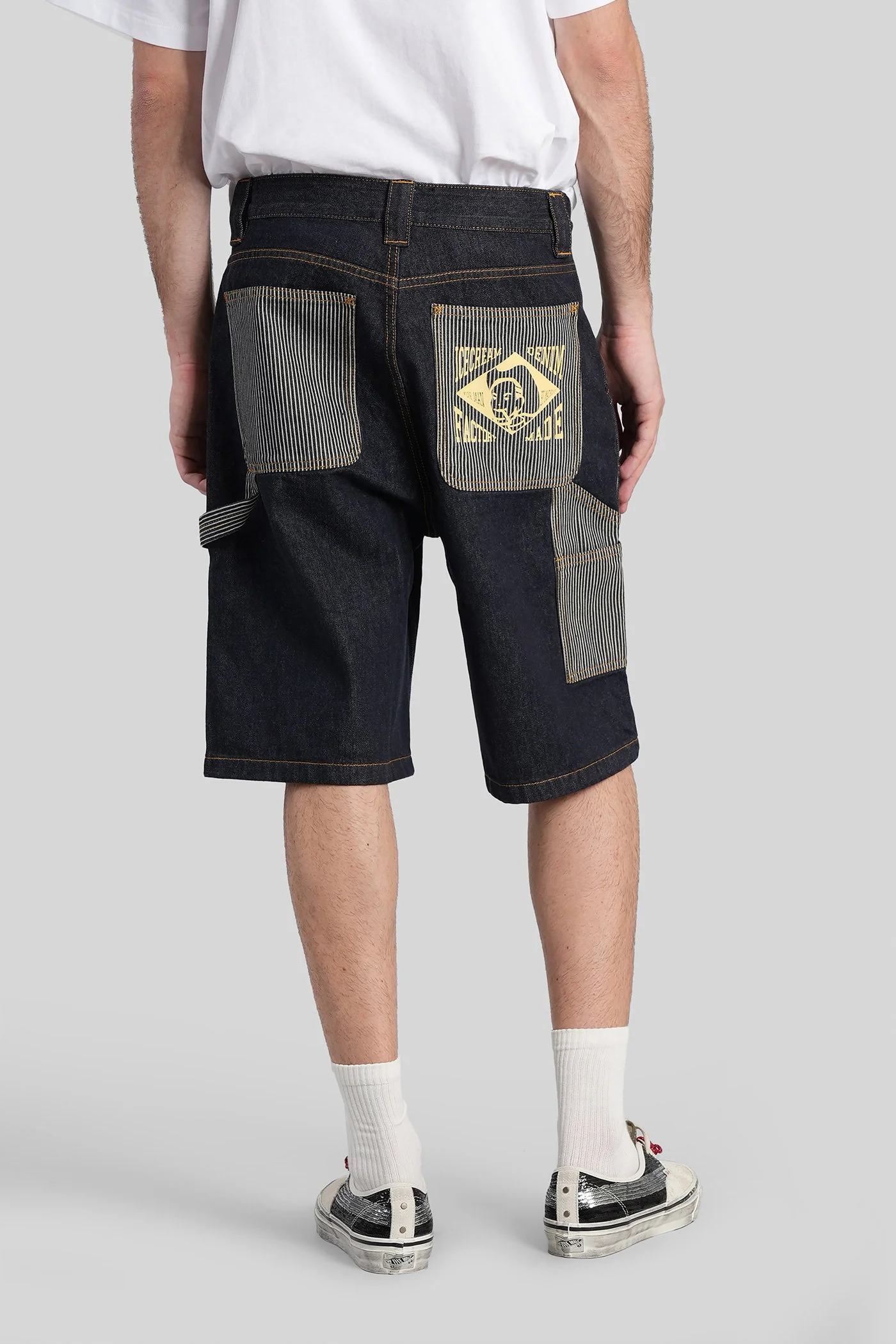 Shorts in blue denim - Image 3