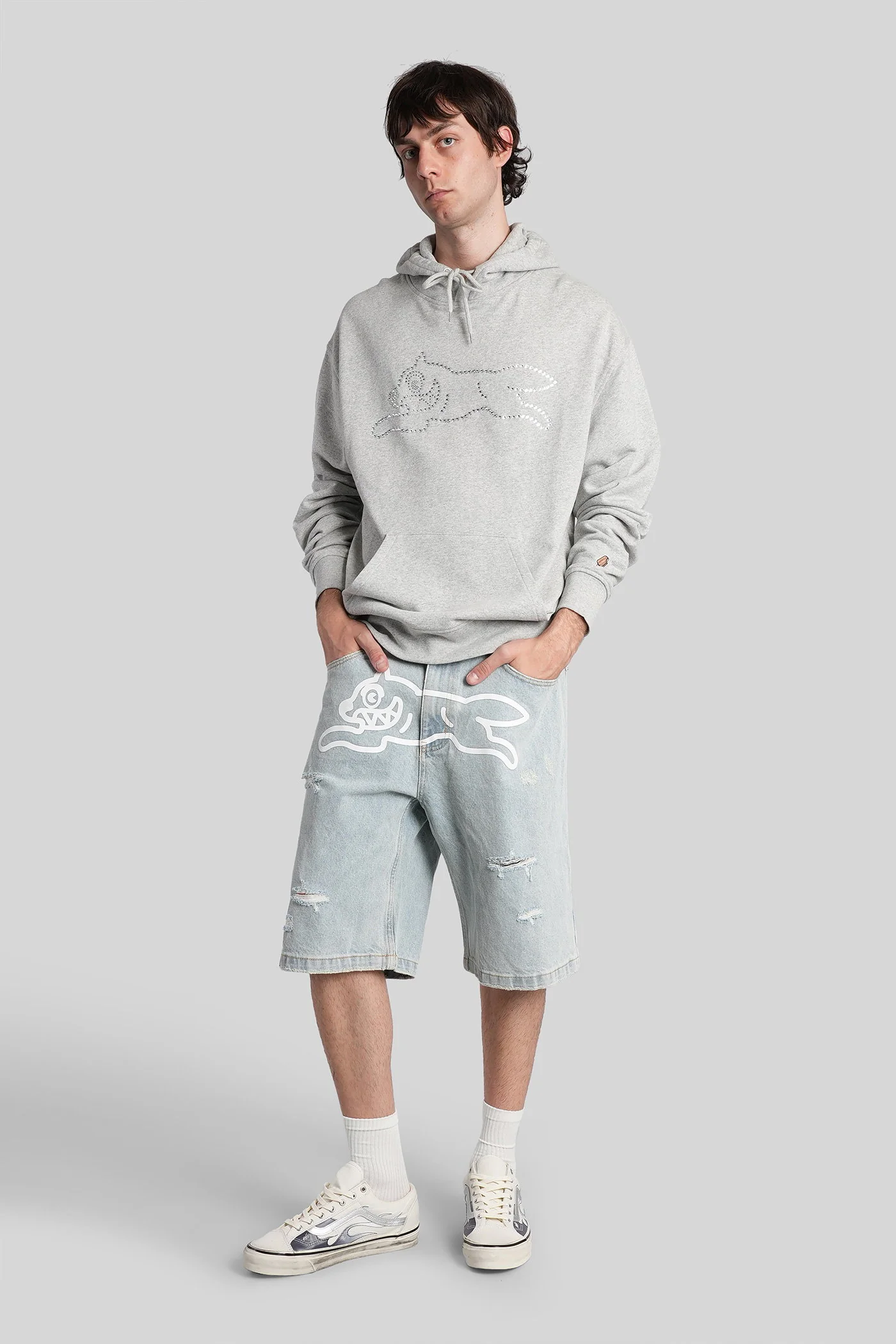 Shorts in blue denim - Image 2