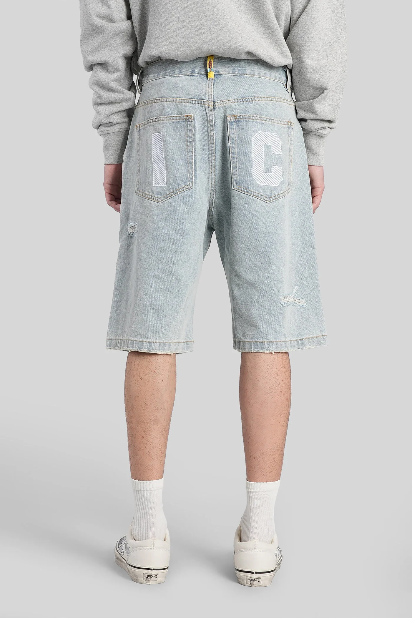 Shorts in blue denim - Image 3