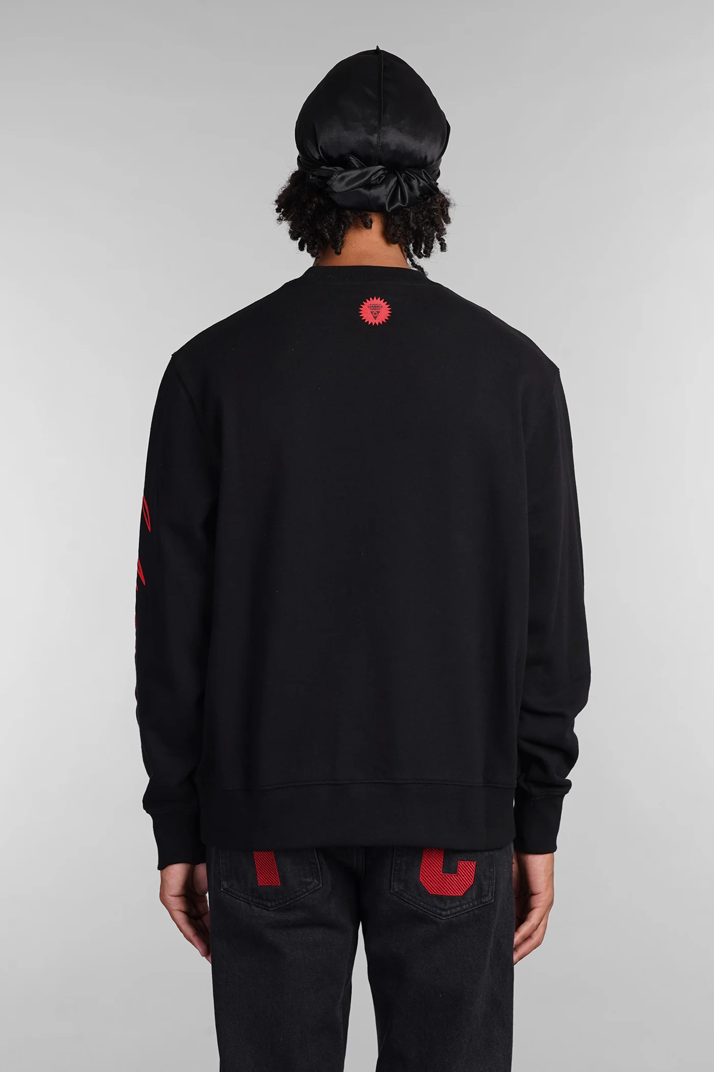 Sweatshirt in black cotton - Image 3