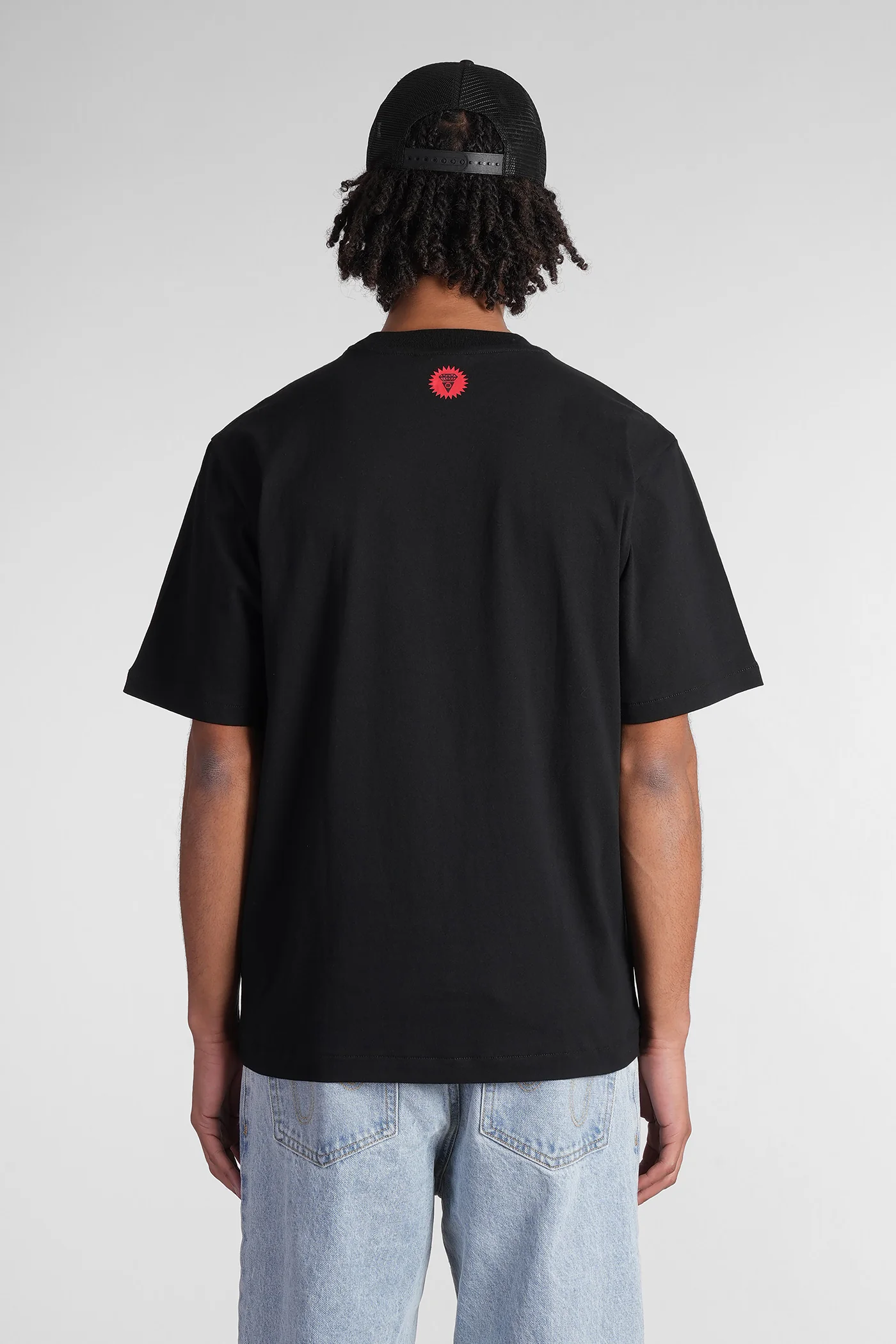T-Shirt in black cotton - Image 3