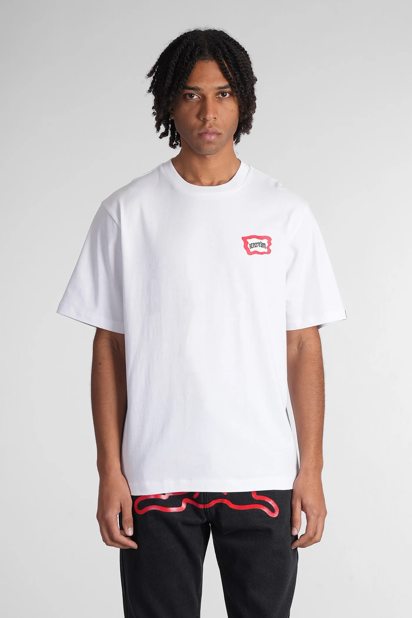 T-Shirt in white cotton