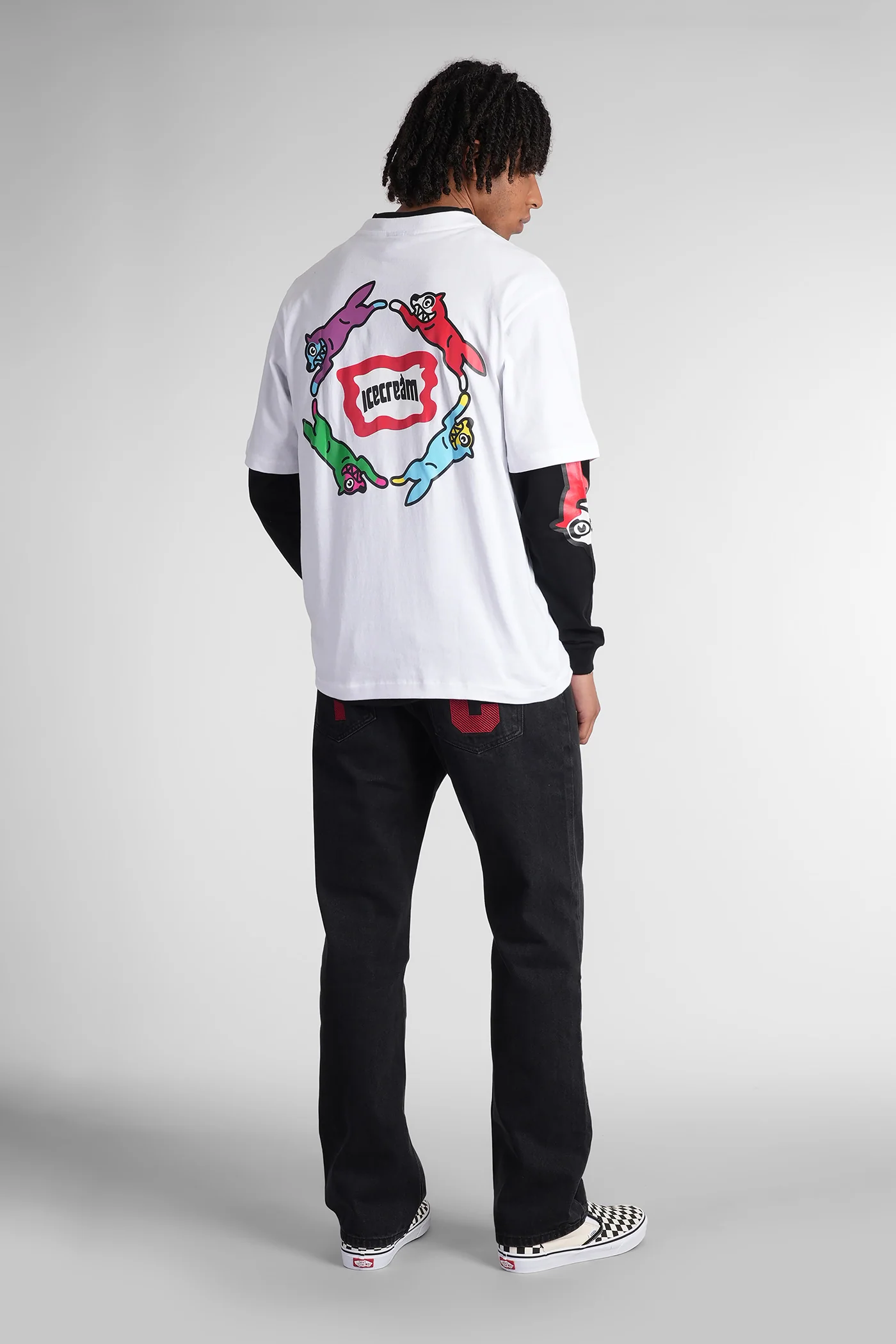 T-Shirt in white cotton - Image 2
