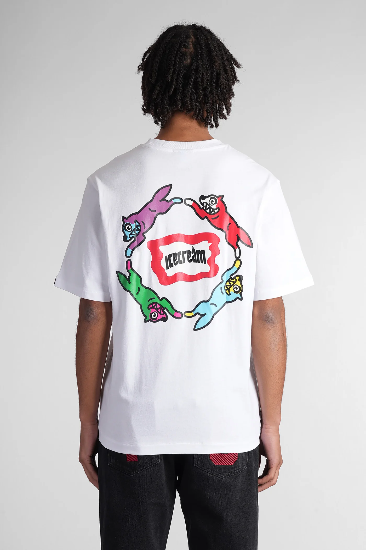 T-Shirt in white cotton - Image 3