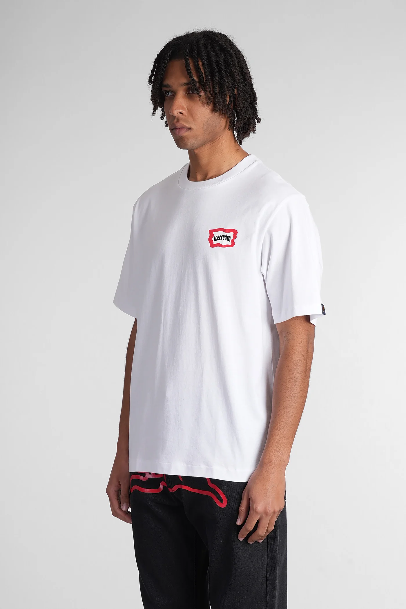 T-Shirt in white cotton - Image 4