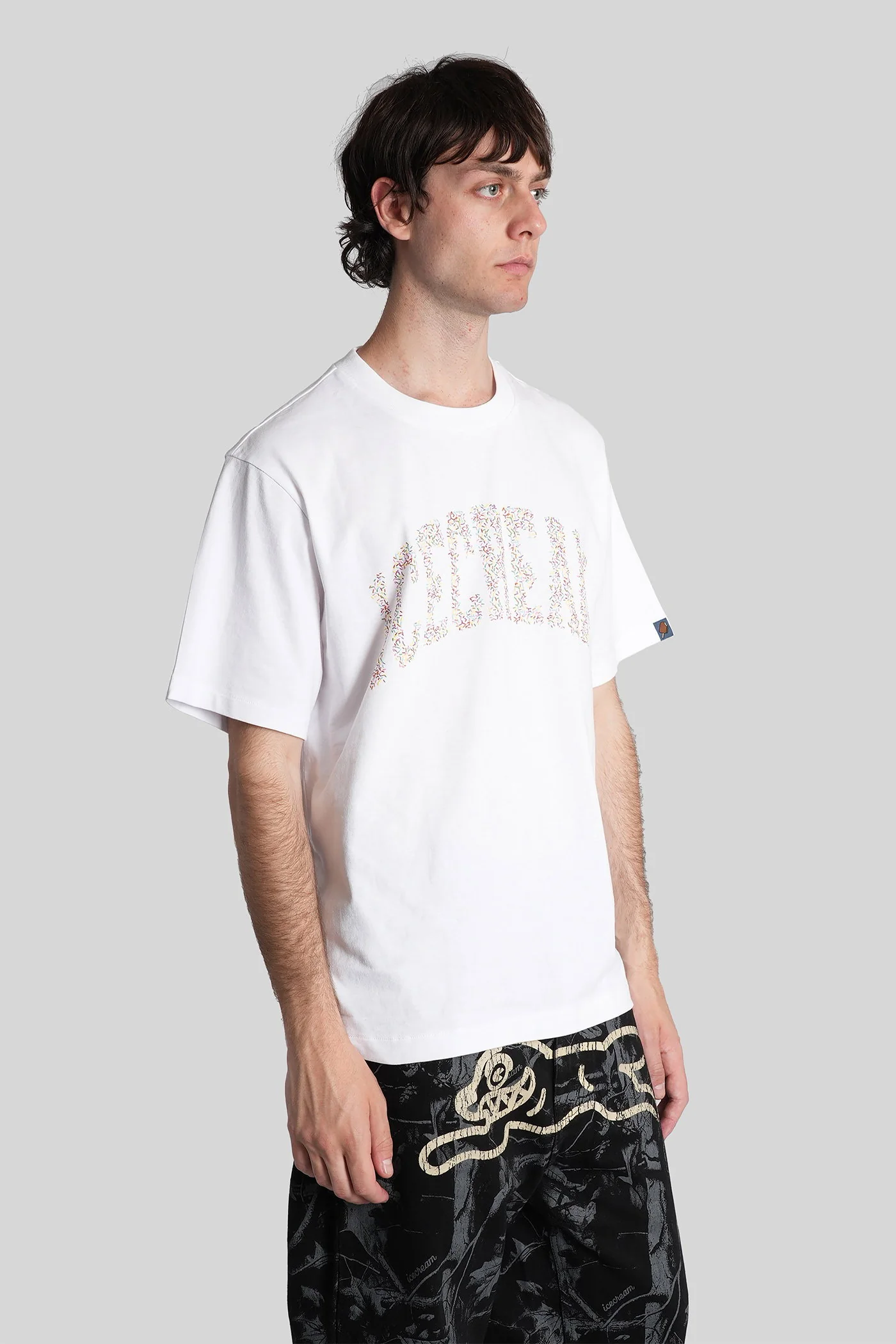 T-Shirt in white cotton - Image 4
