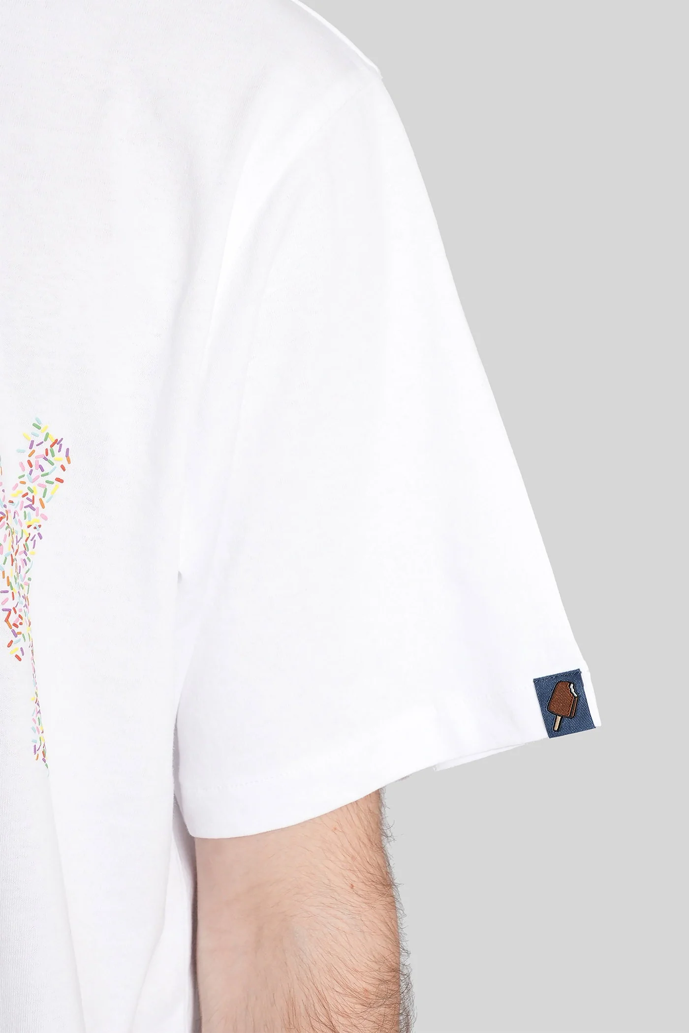 T-Shirt in white cotton - Image 5