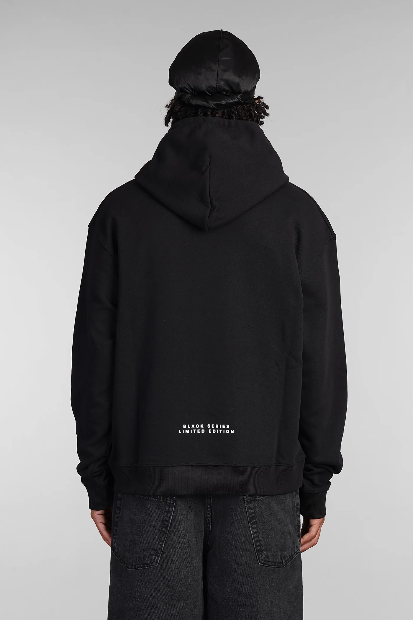 Sweatshirt in black cotton - Image 3