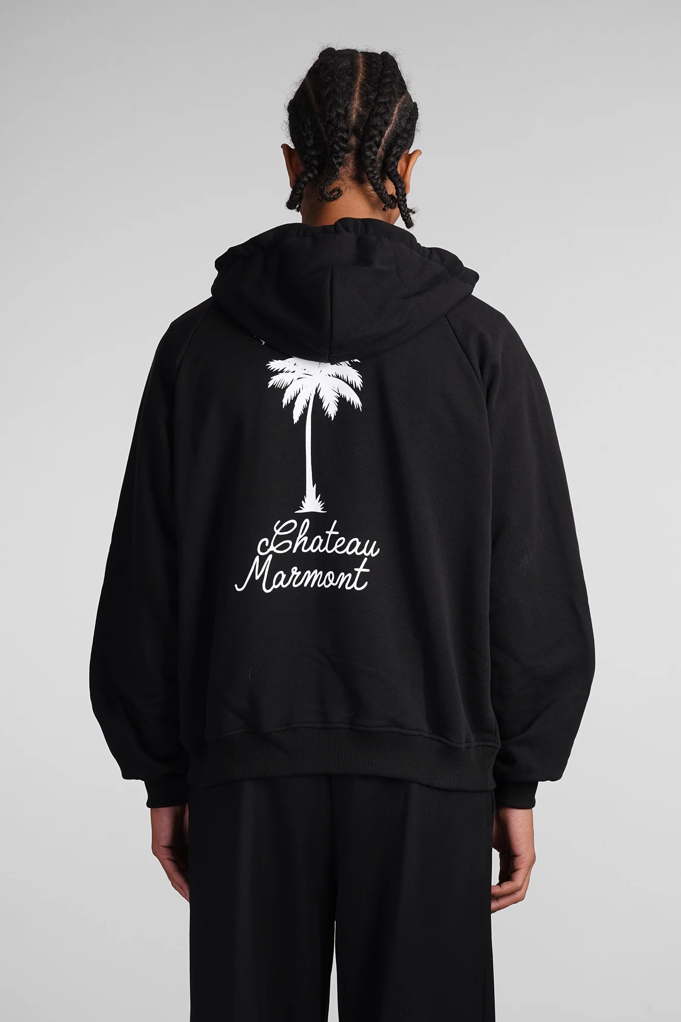 Sweatshirt in black cotton - Image 3