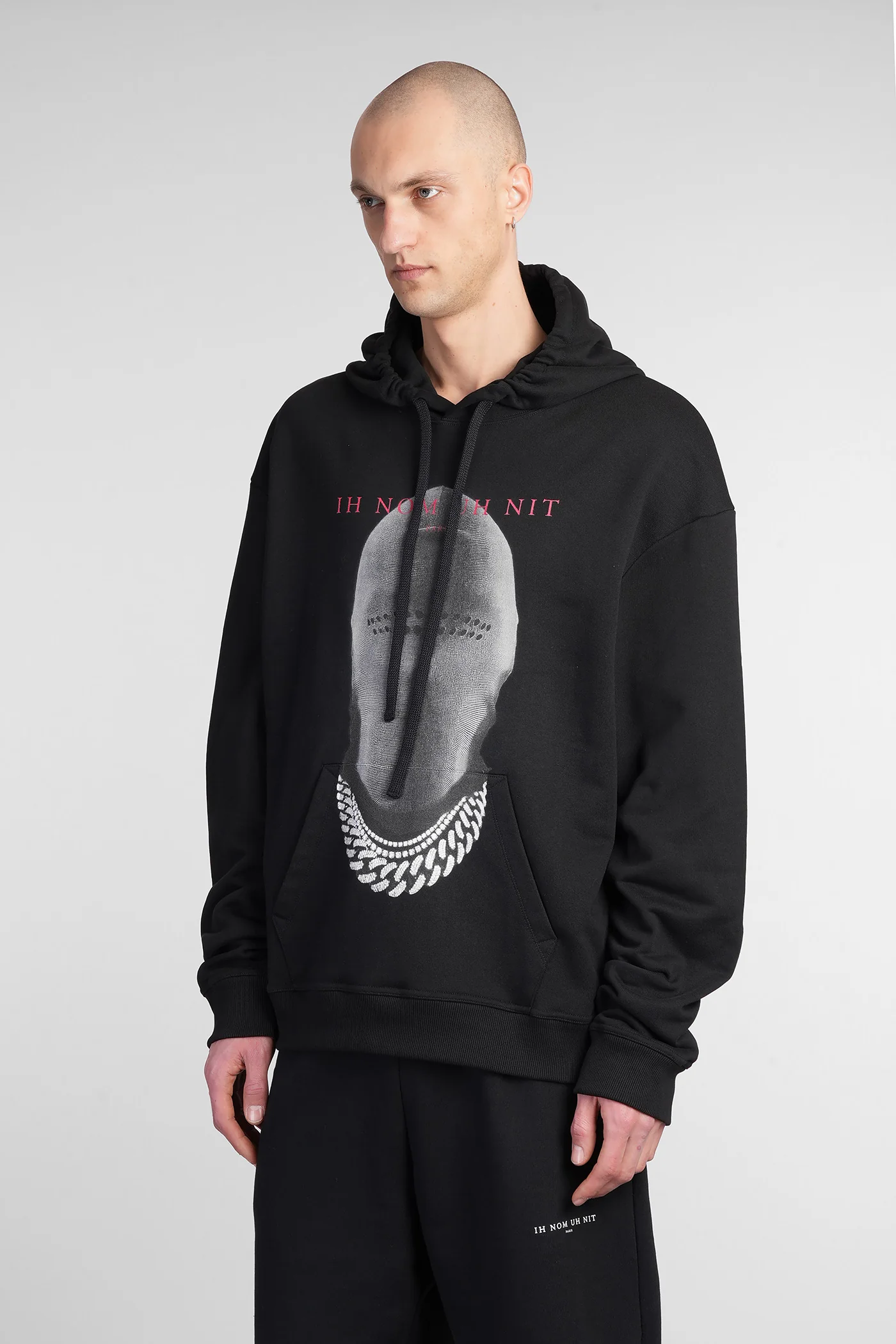 Sweatshirt in black cotton - Image 4
