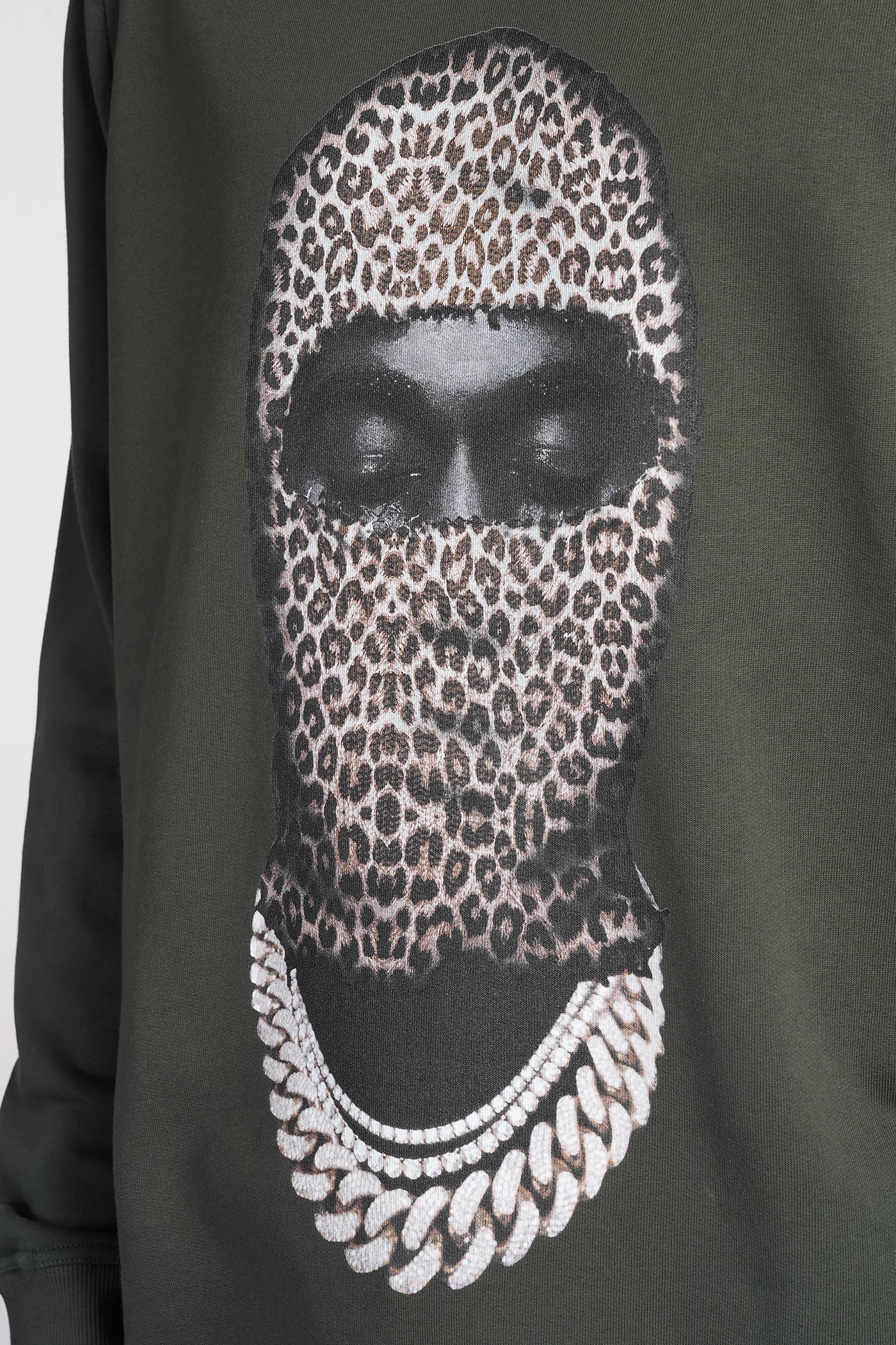 Sweatshirt in green cotton - Image 5