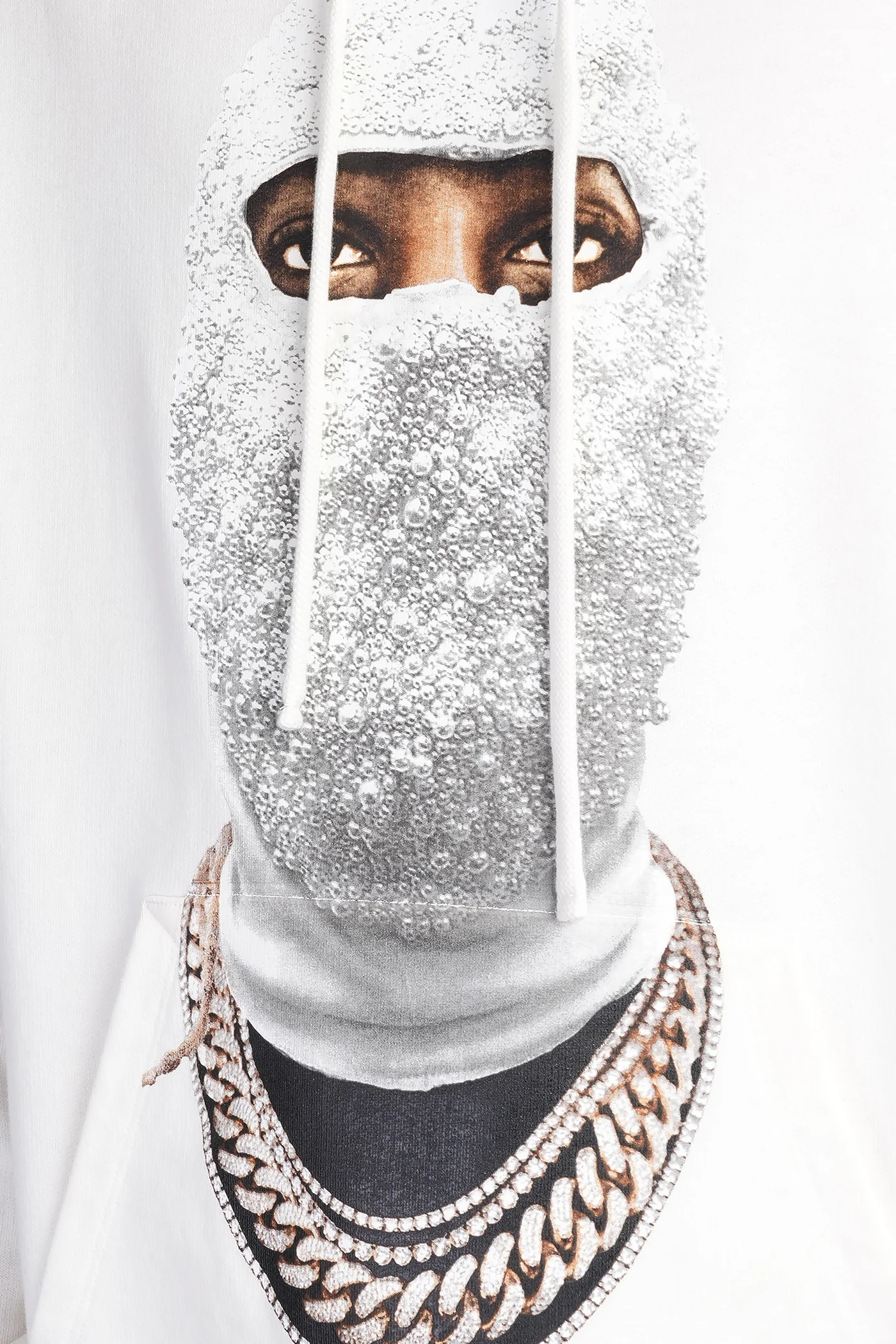 Sweatshirt in white cotton - Image 5