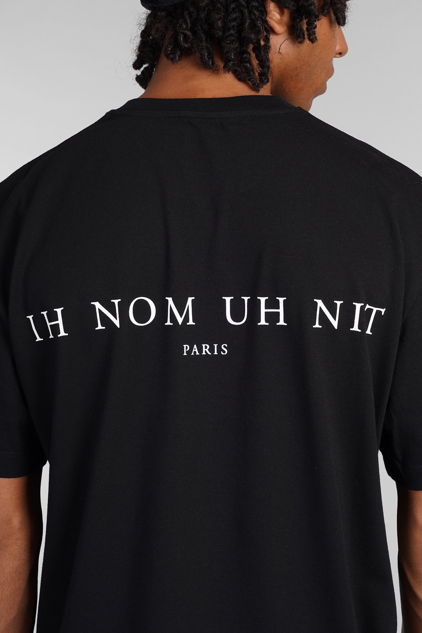 T-Shirt in black cotton - Image 5