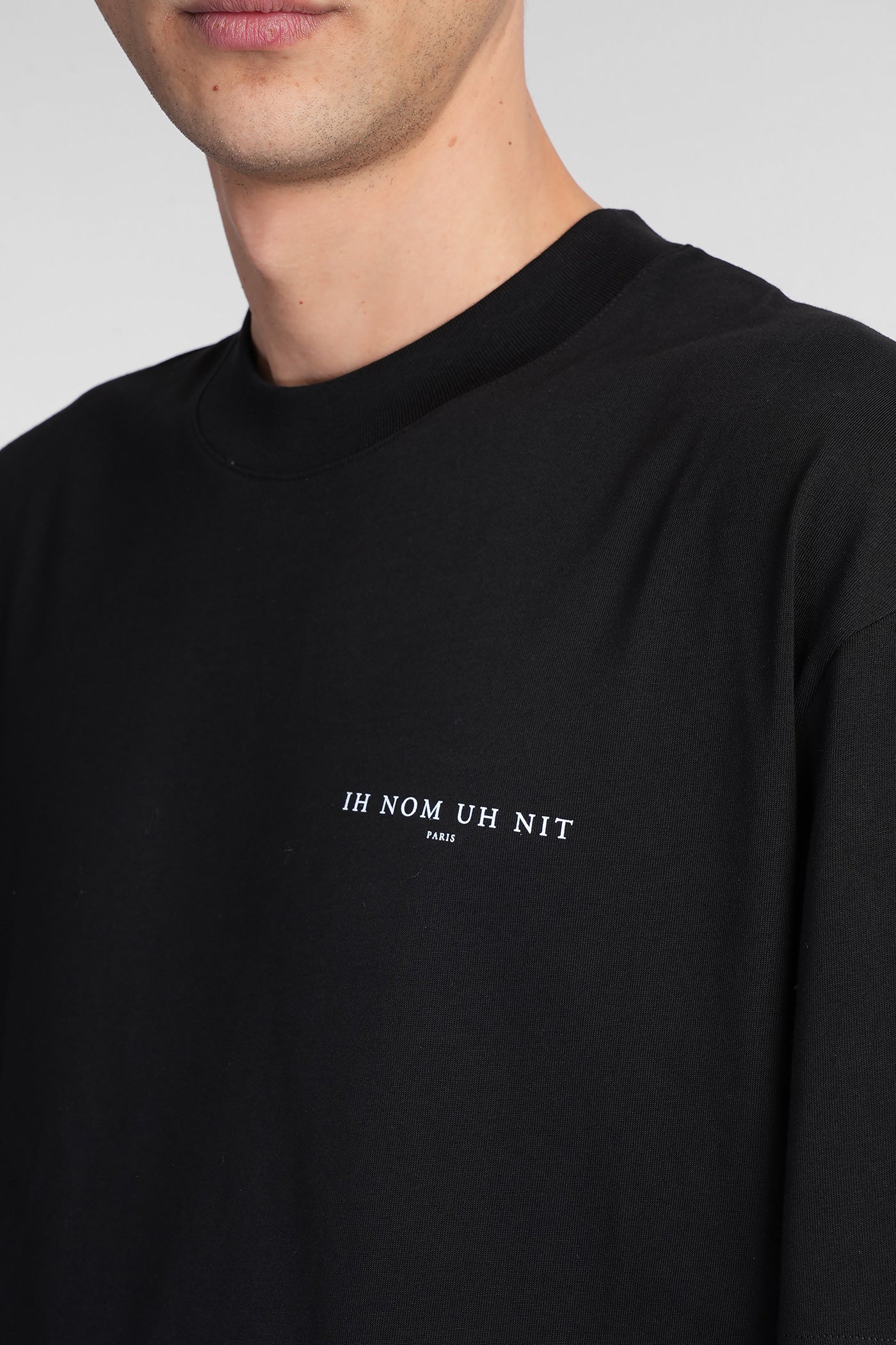 T-Shirt in black cotton - Image 5