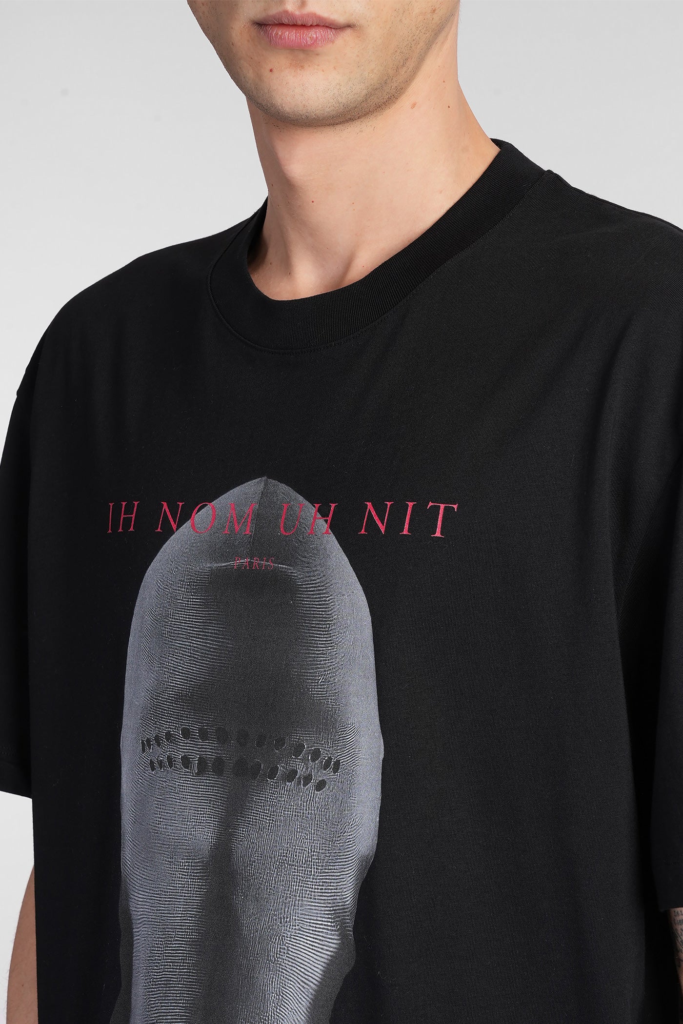 T-Shirt in black cotton - Image 5