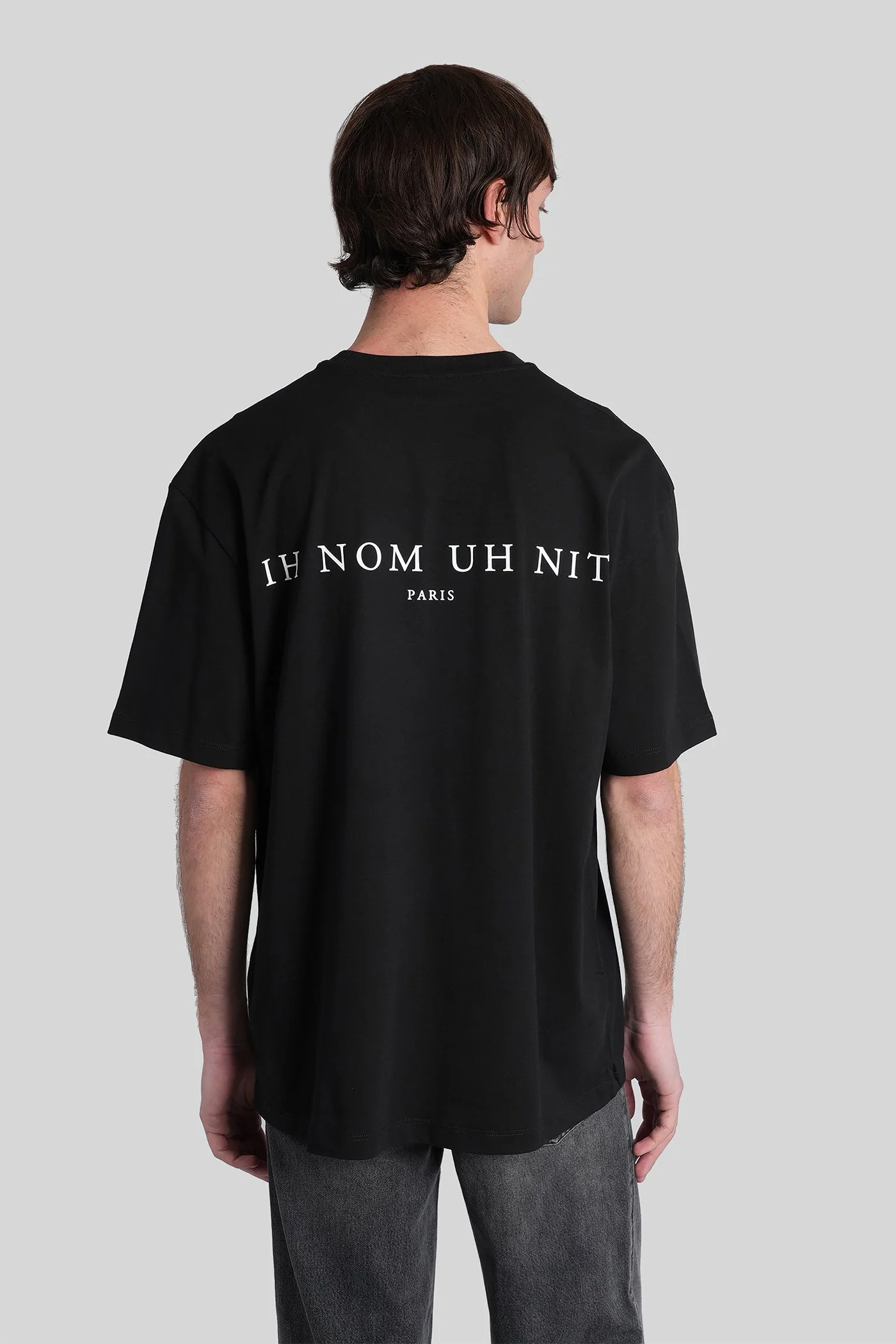 T-Shirt in black cotton - Image 3