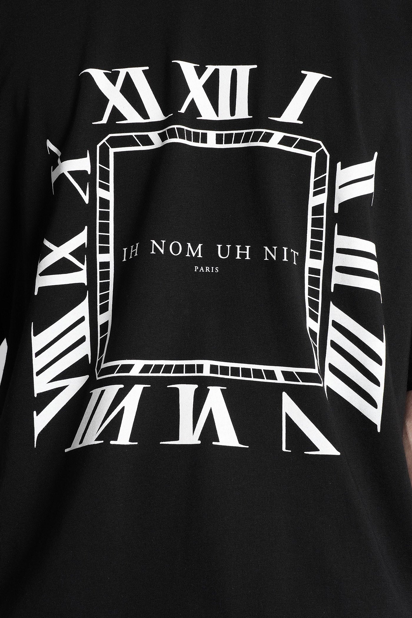 T-Shirt in black cotton - Image 5