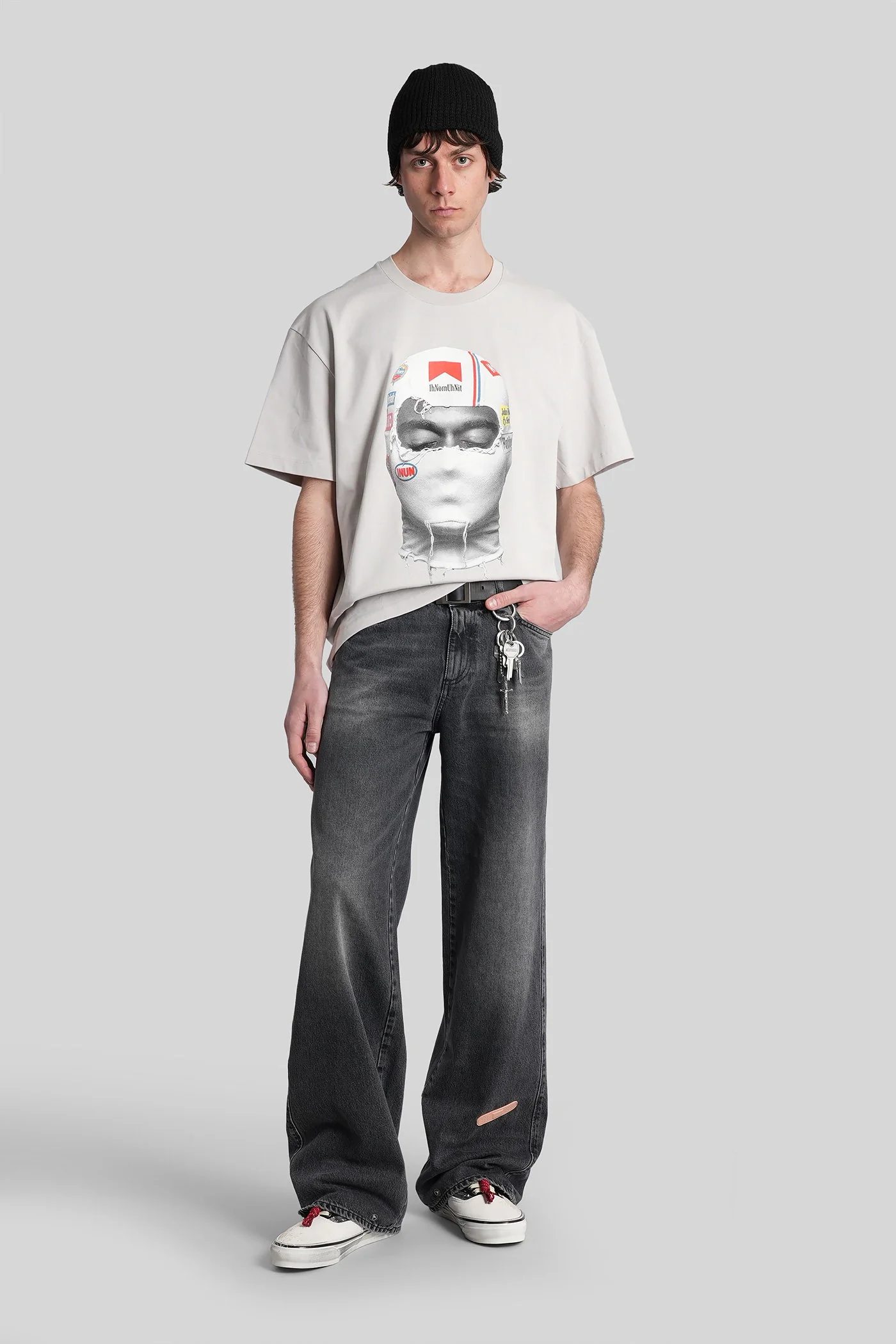 T-Shirt in grey cotton - Image 2