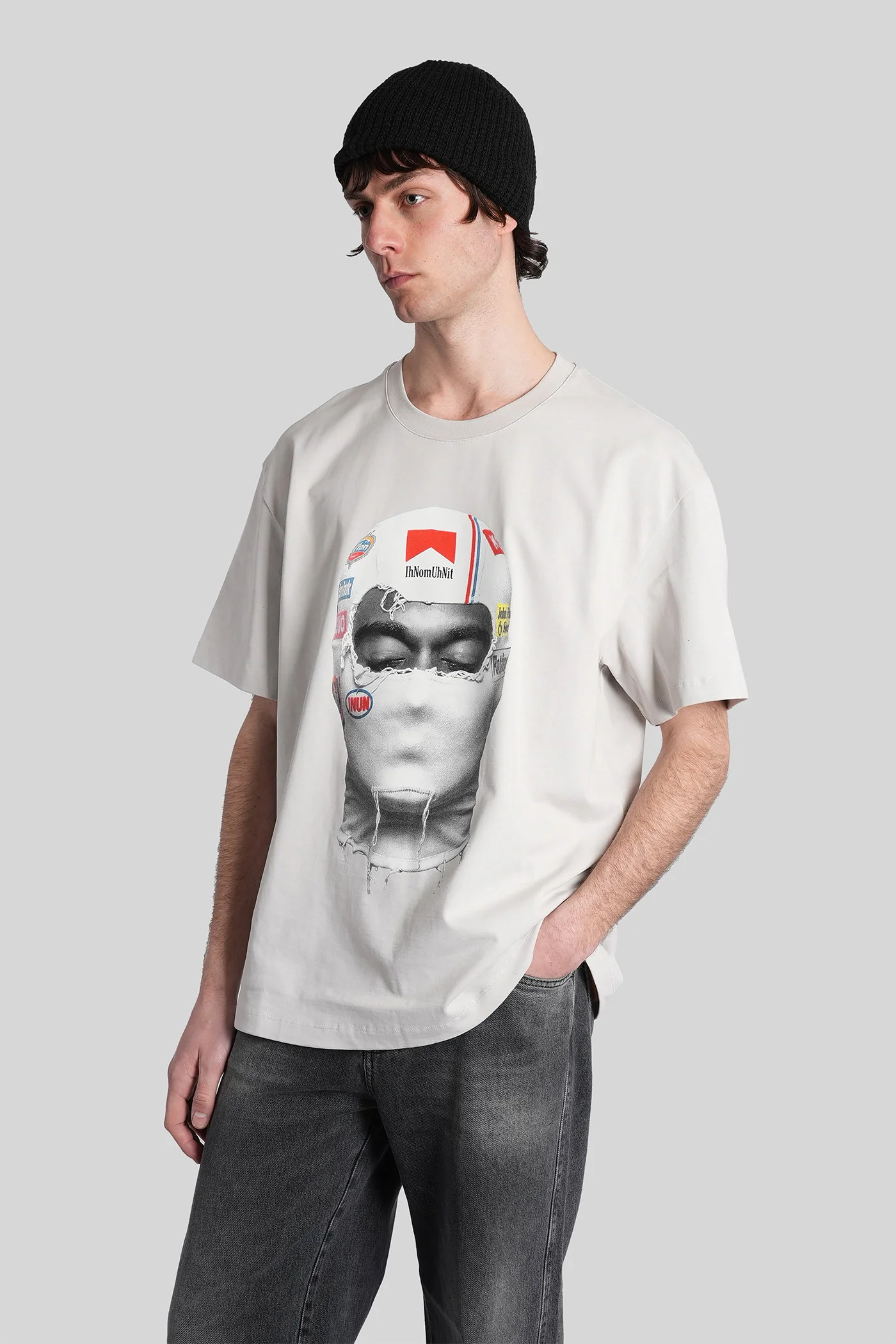 T-Shirt in grey cotton - Image 4