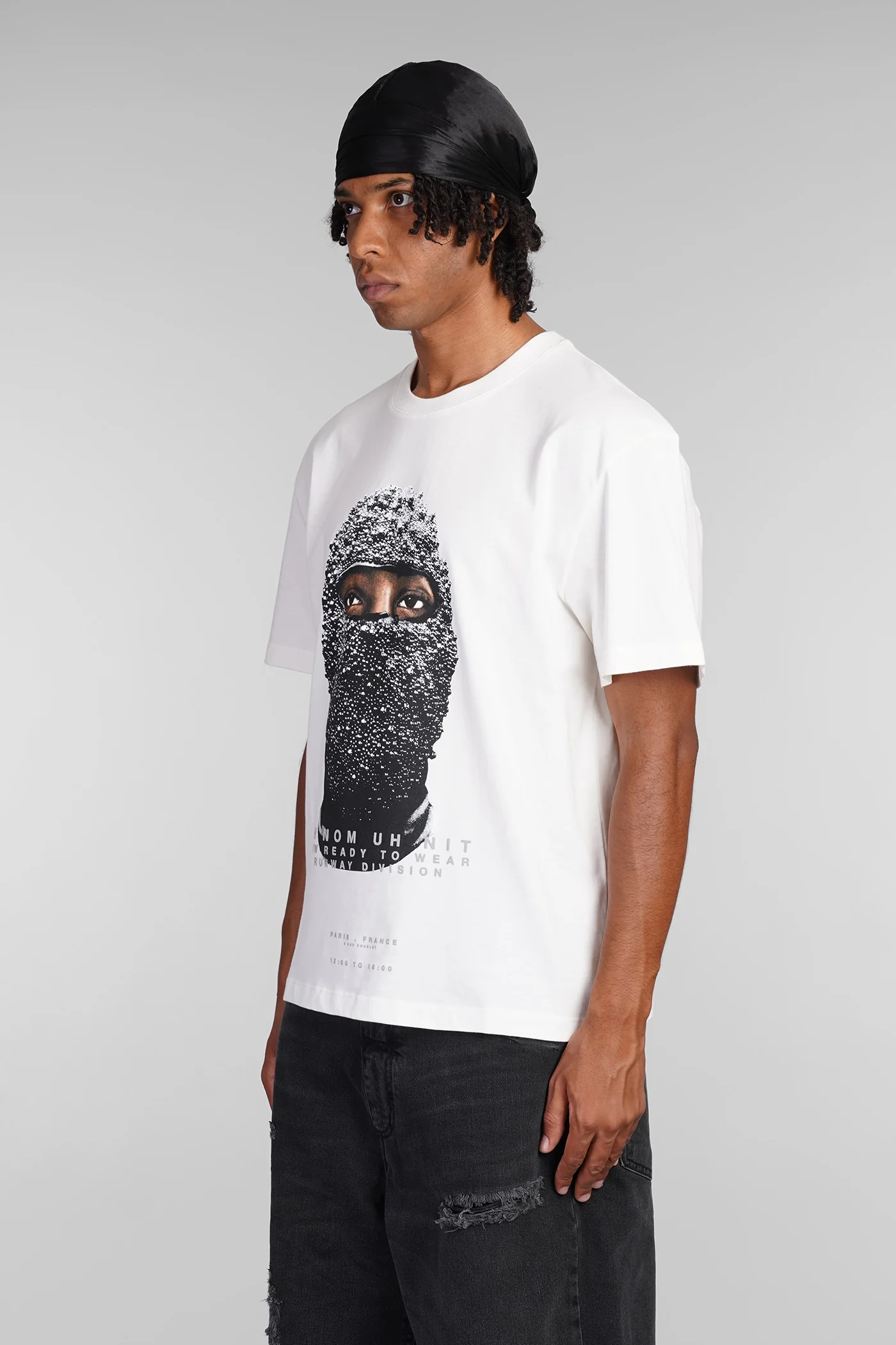 T-Shirt in white cotton - Image 4
