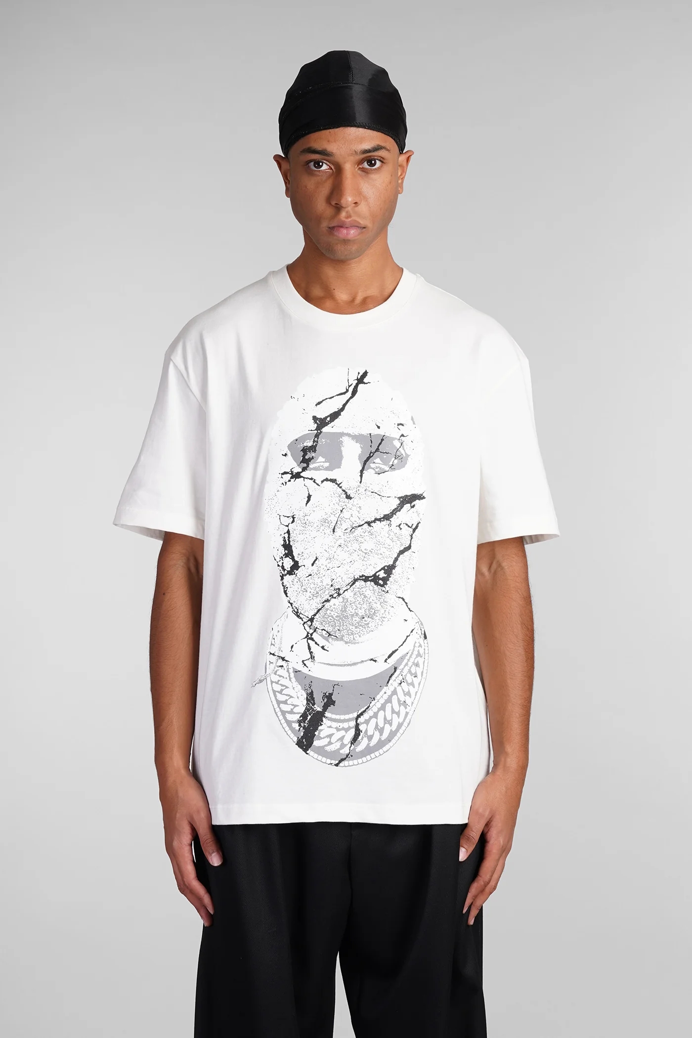 T-Shirt in white cotton