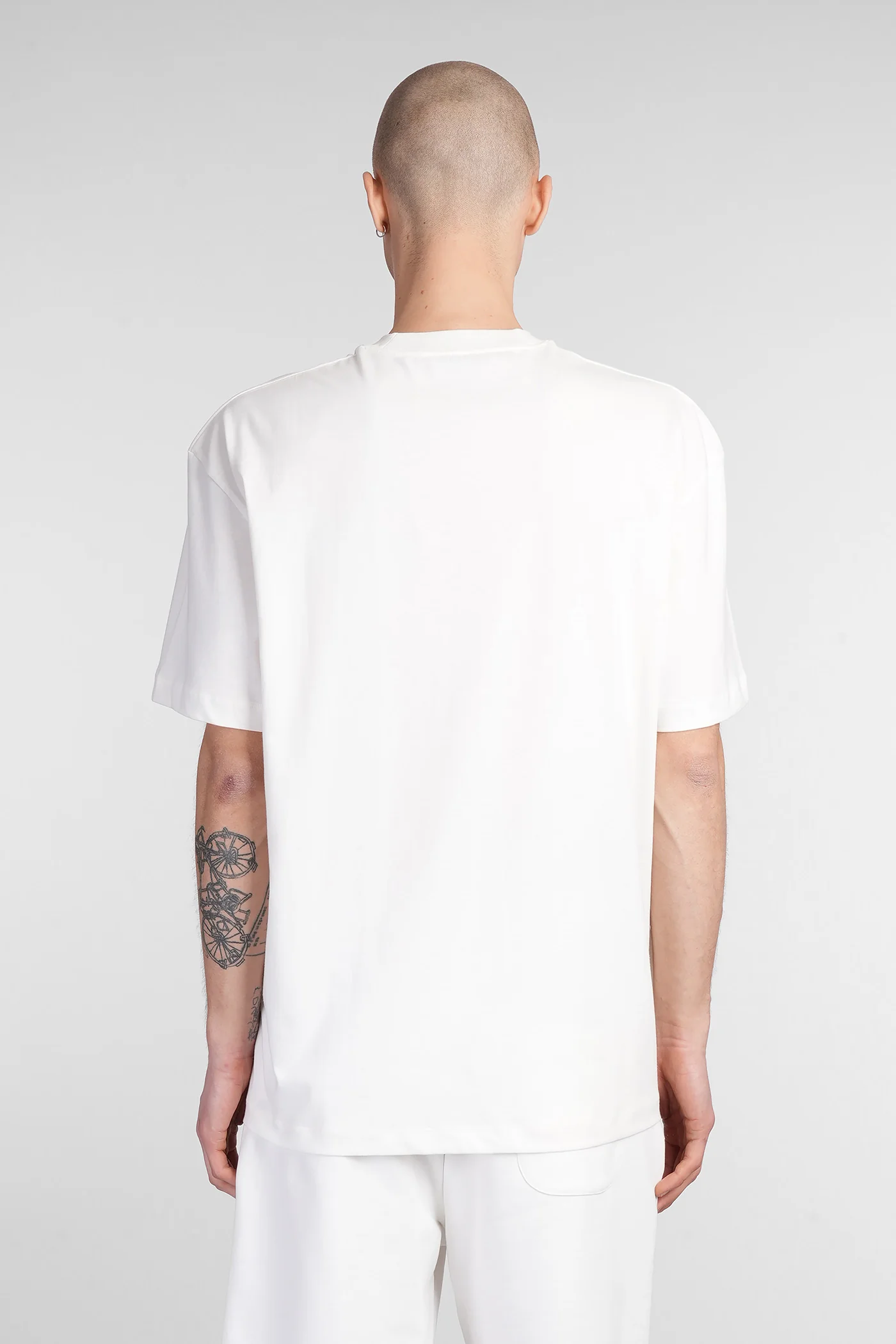 T-Shirt in white cotton - Image 3