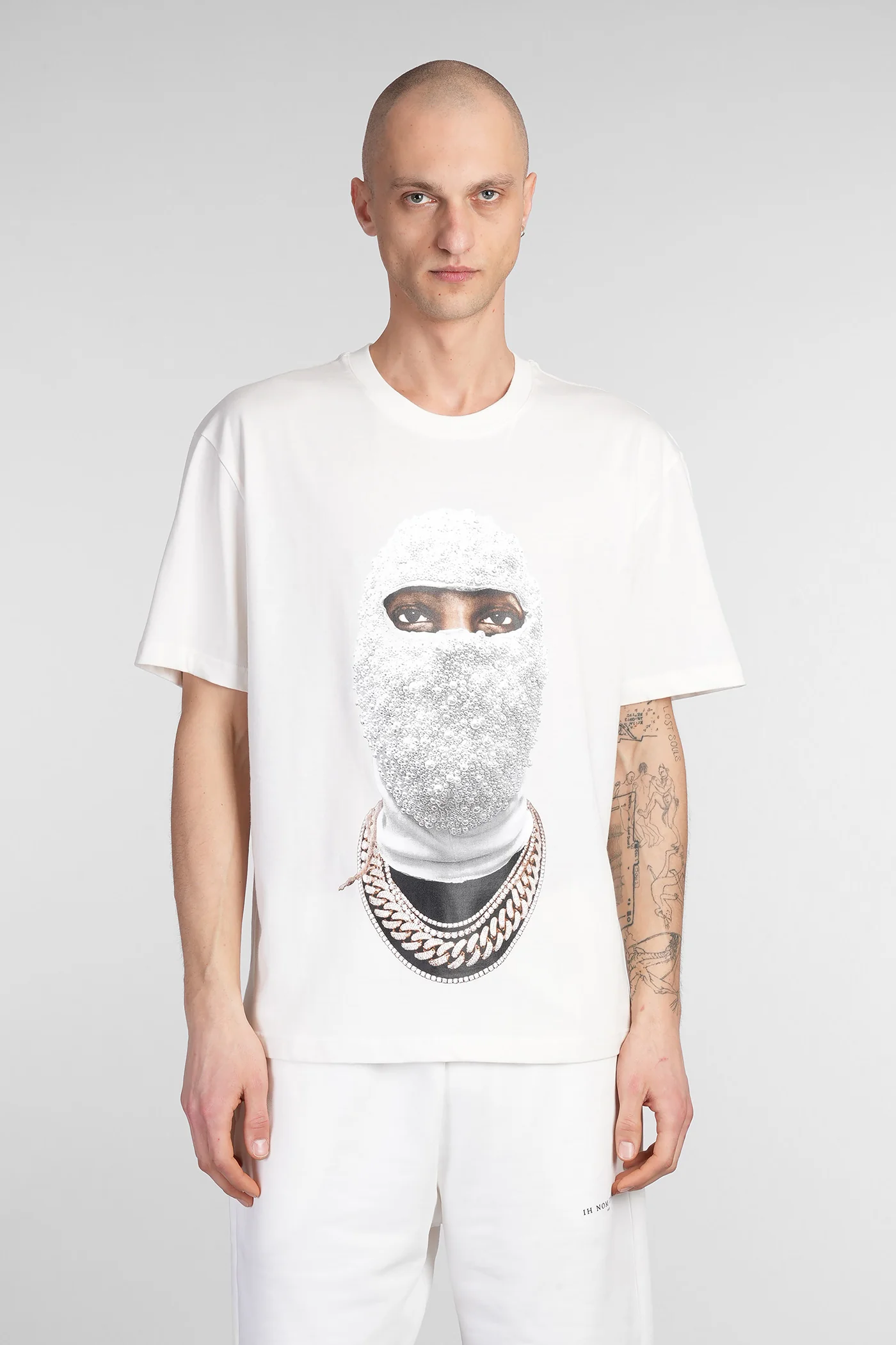 T-Shirt in white cotton