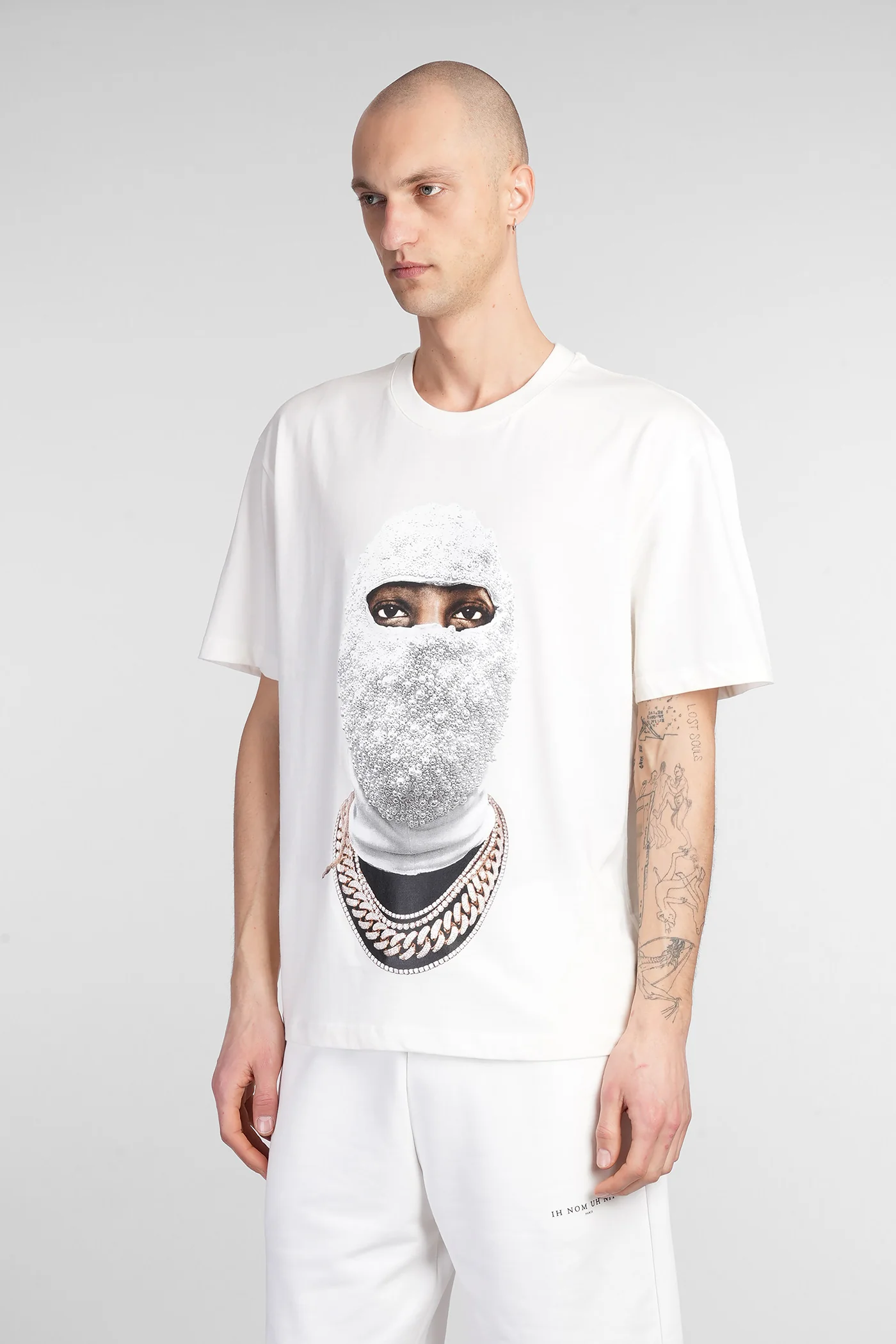 T-Shirt in white cotton - Image 4