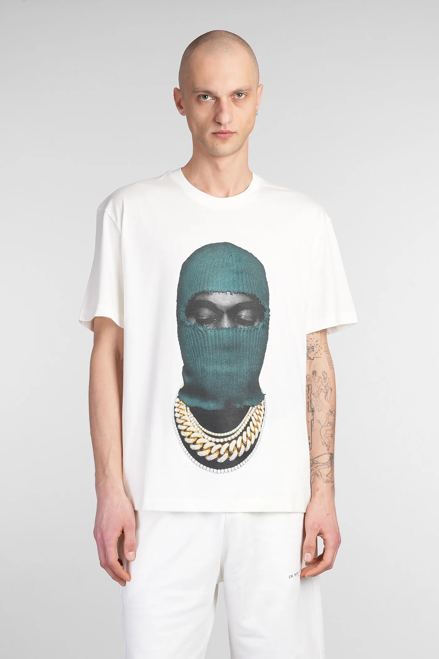 T-Shirt in white cotton