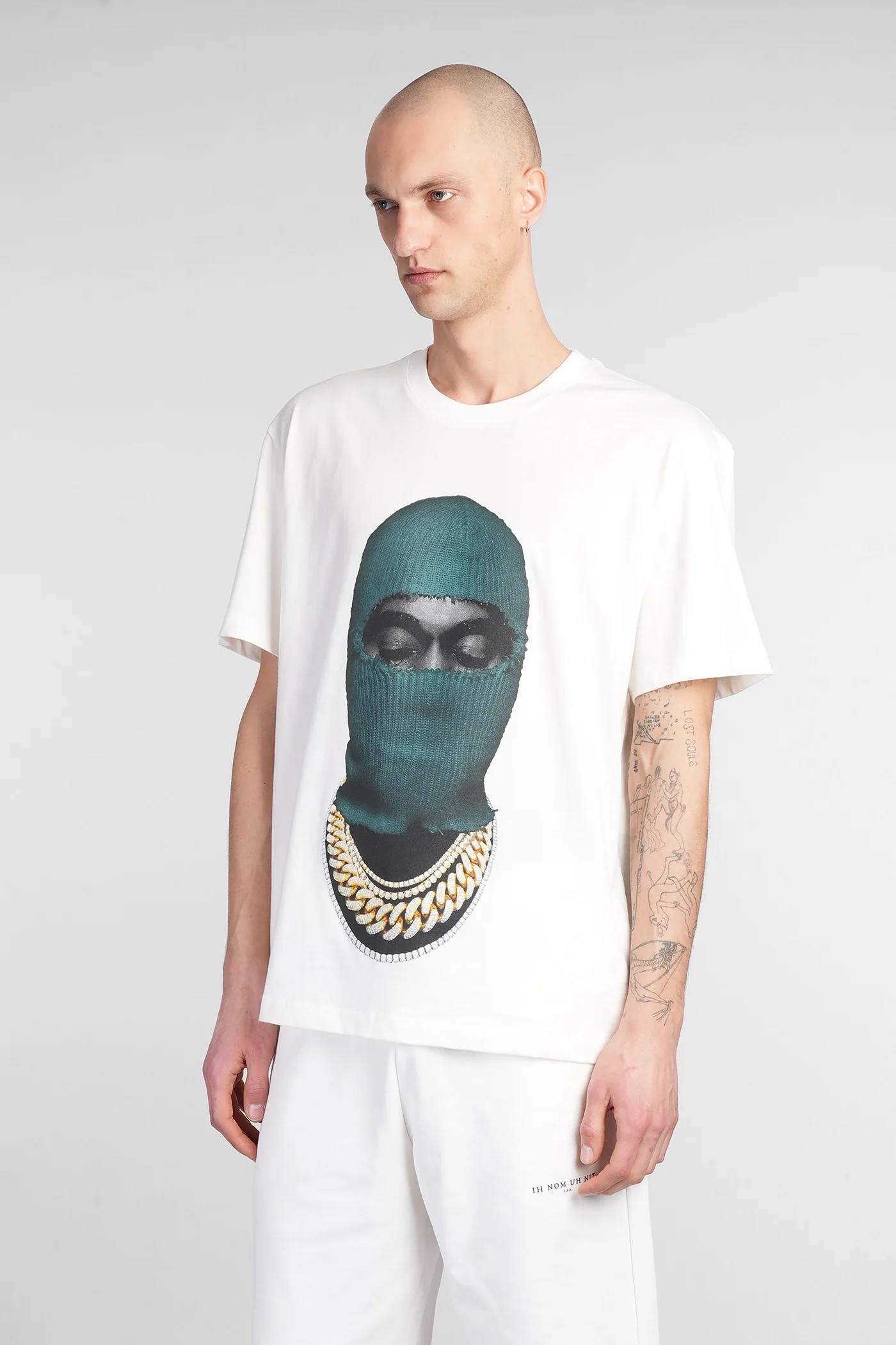 T-Shirt in white cotton - Image 4