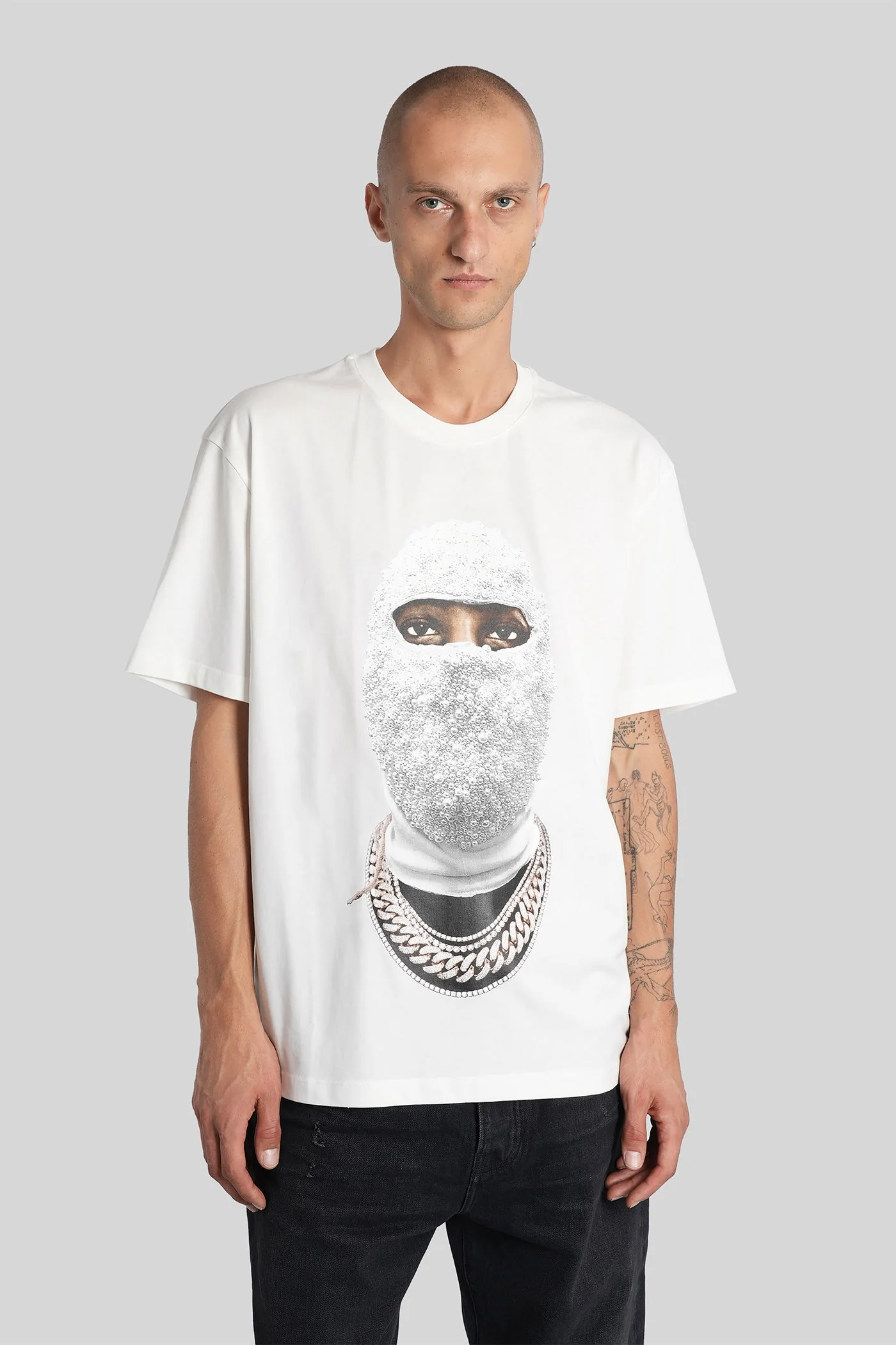 T-Shirt in white cotton