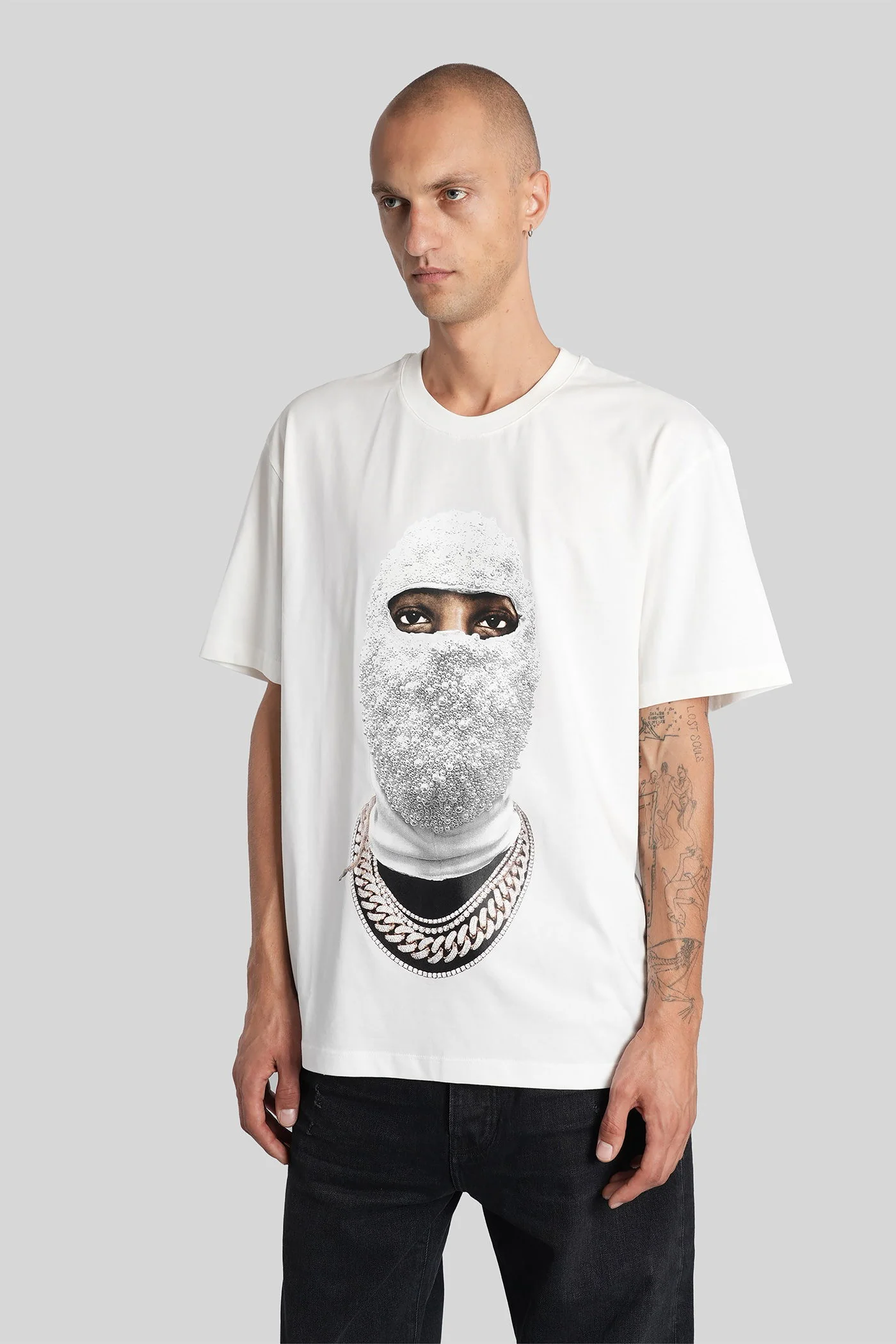 T-Shirt in white cotton - Image 4