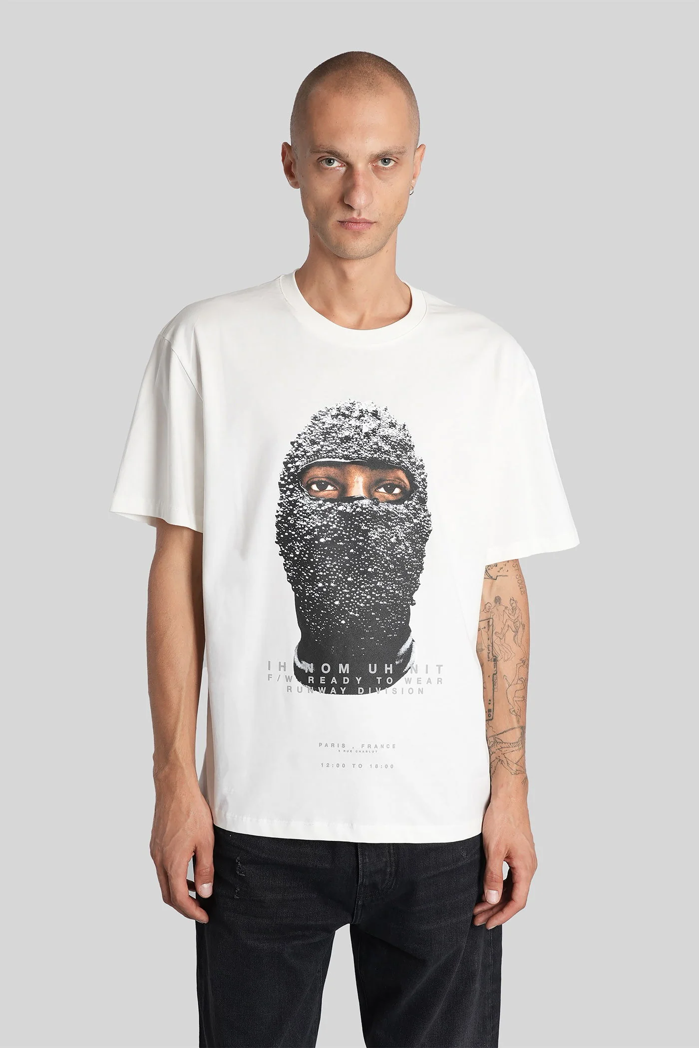T-Shirt in white cotton