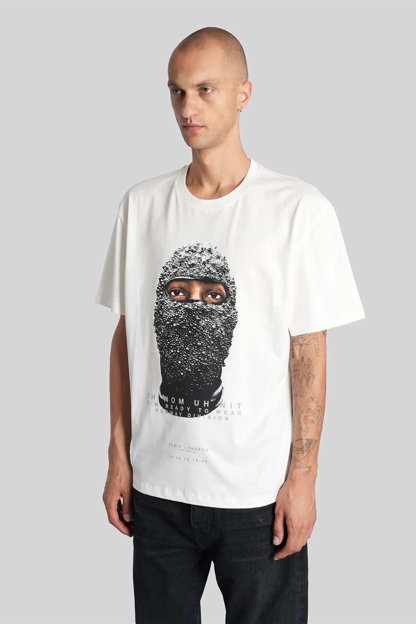 T-Shirt in white cotton - Image 4
