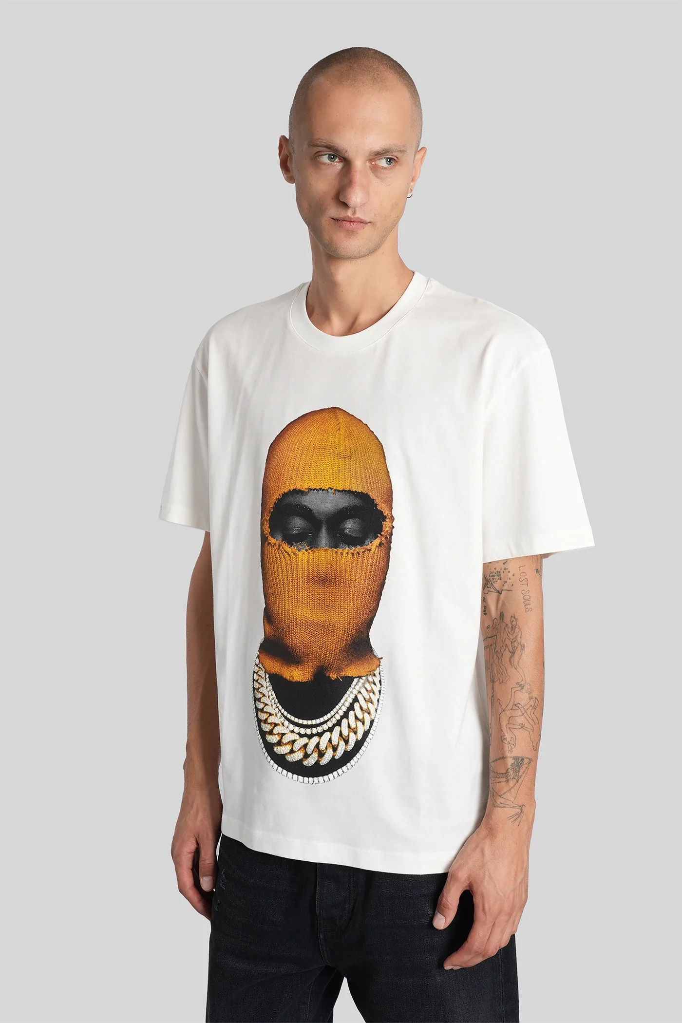 T-Shirt in white cotton - Image 4
