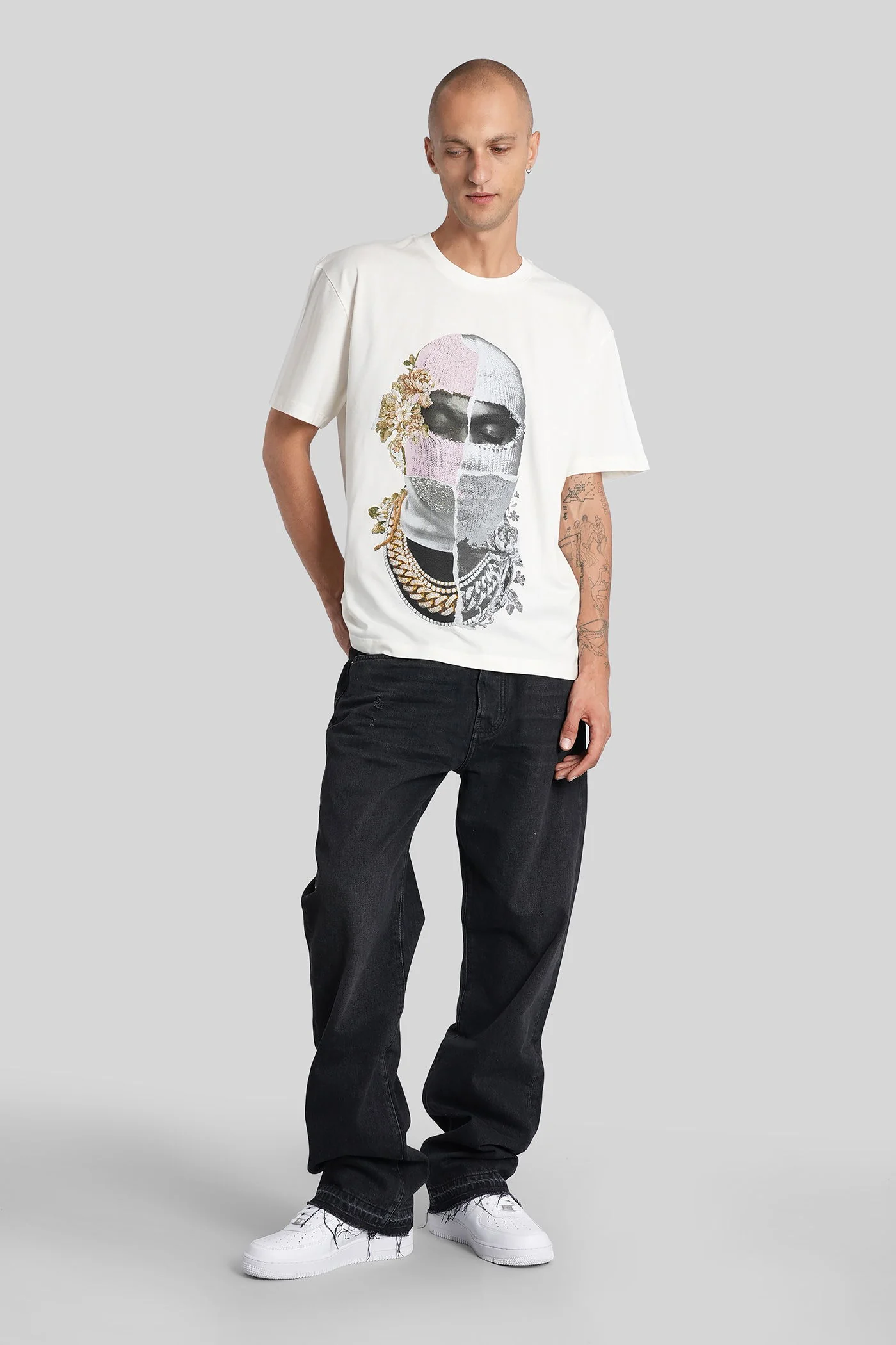 T-Shirt in white cotton - Image 2