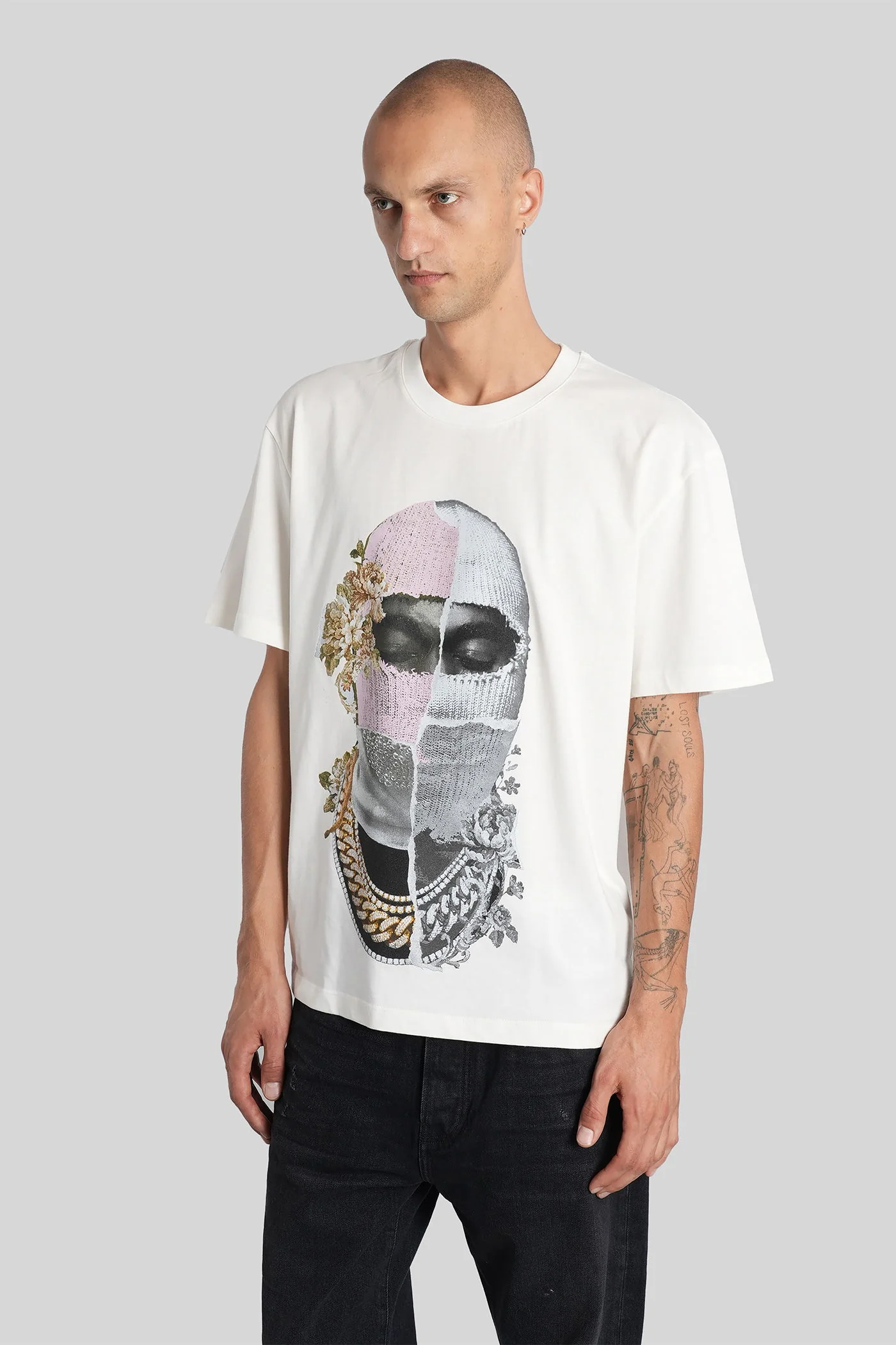 T-Shirt in white cotton - Image 4