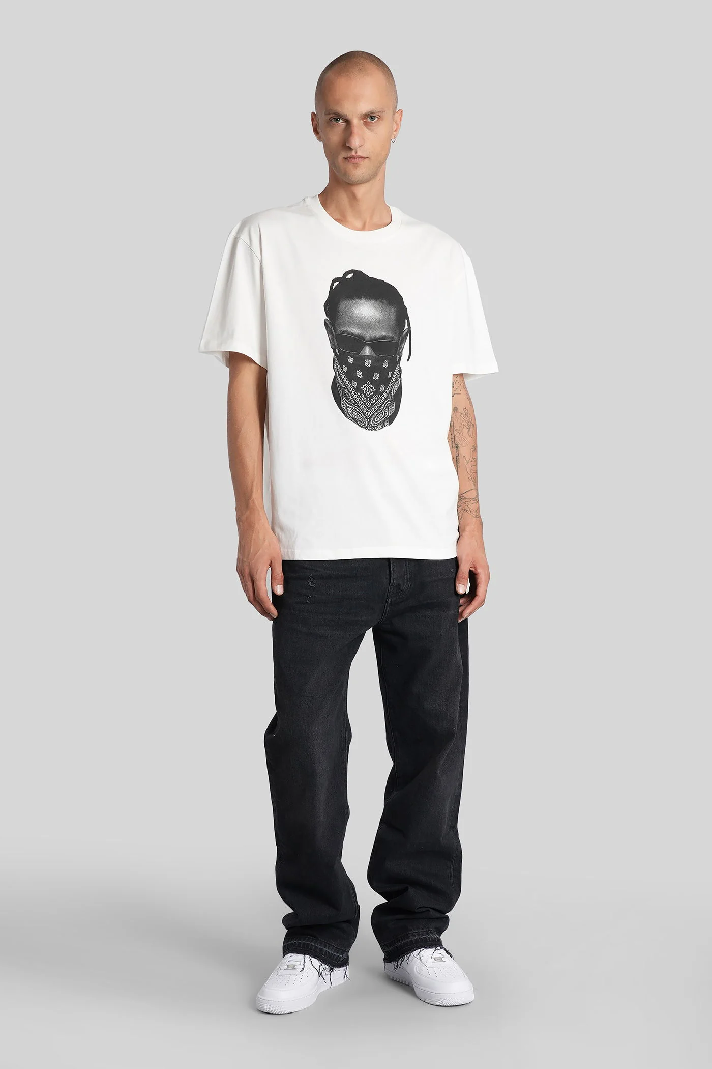T-Shirt in white cotton - Image 2