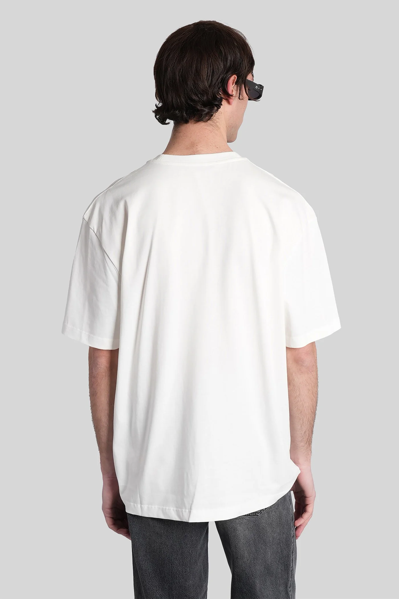 T-Shirt in white cotton - Image 3